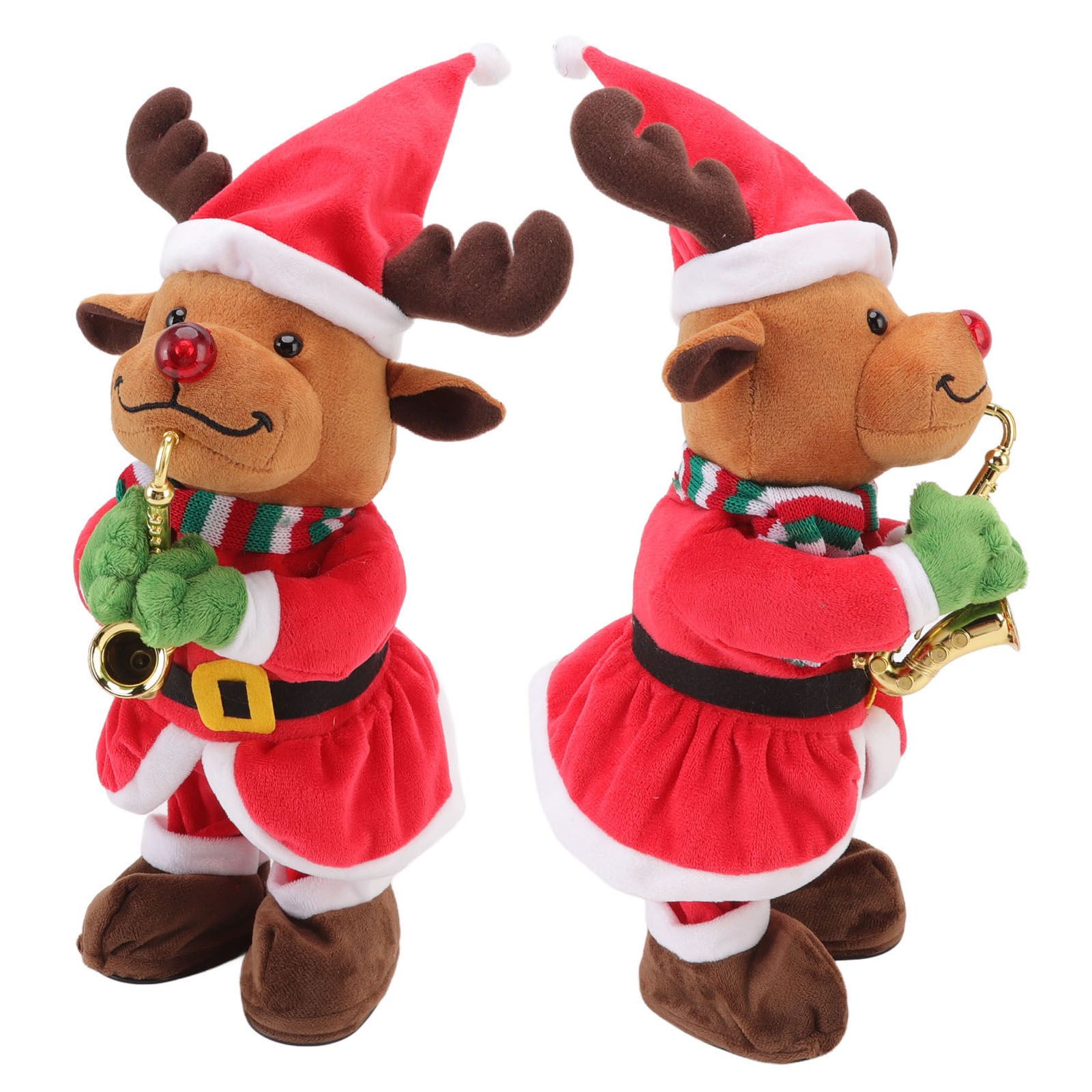 Electric Music Christmas Toy Doll 8 Songs Continuous Play Dancing Singing view 10