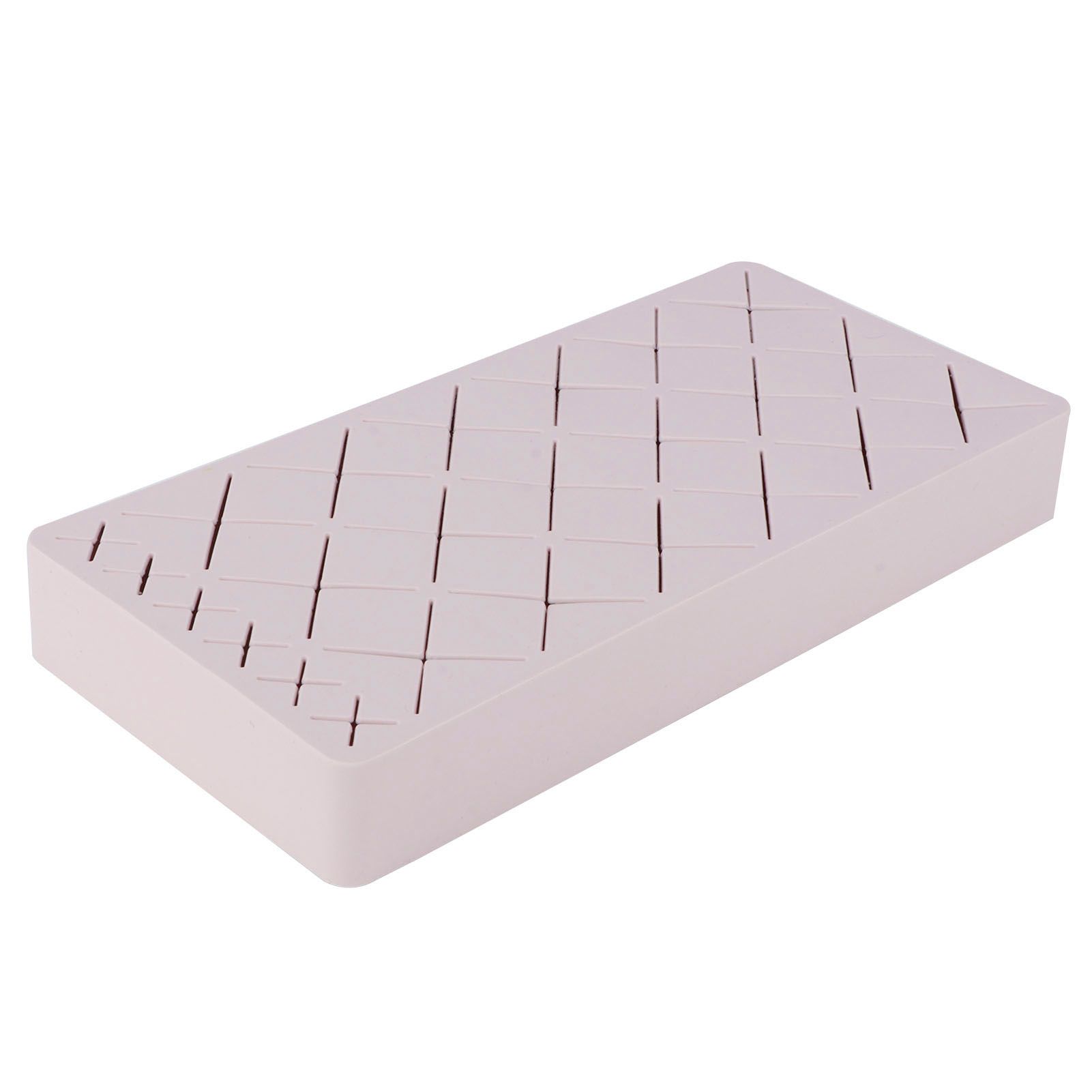 24 Slots Silicone Lipstick Organizer Makeup Cosmetics Holder Storage Box view 2