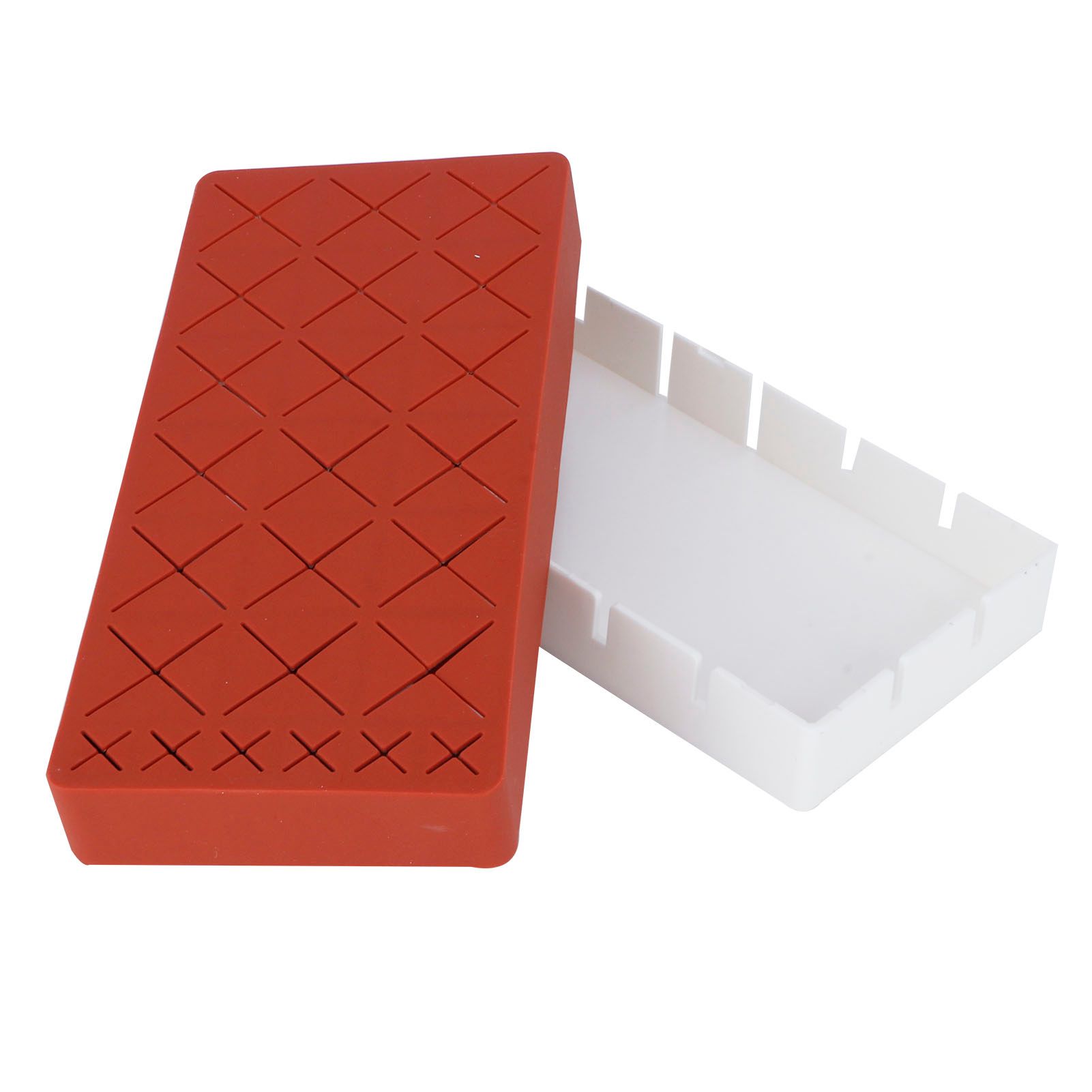 24 Slots Silicone Lipstick Organizer Makeup Cosmetics Holder Storage Box view 6