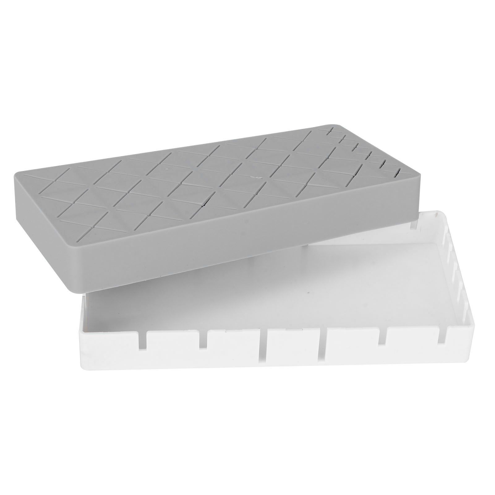 24 Slots Silicone Lipstick Organizer Makeup Cosmetics Holder Storage Box view 6