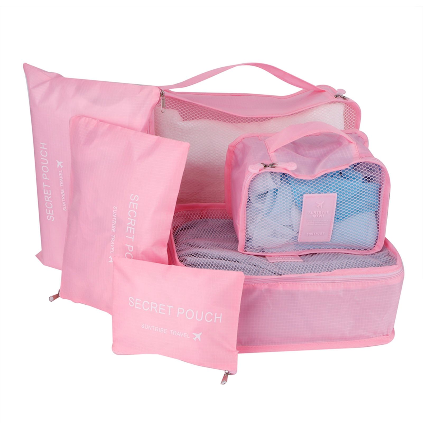 6Pcs/Set Storage Bag Clothing Sorting Bag Luggage Suitcase Packing Organizer view 3