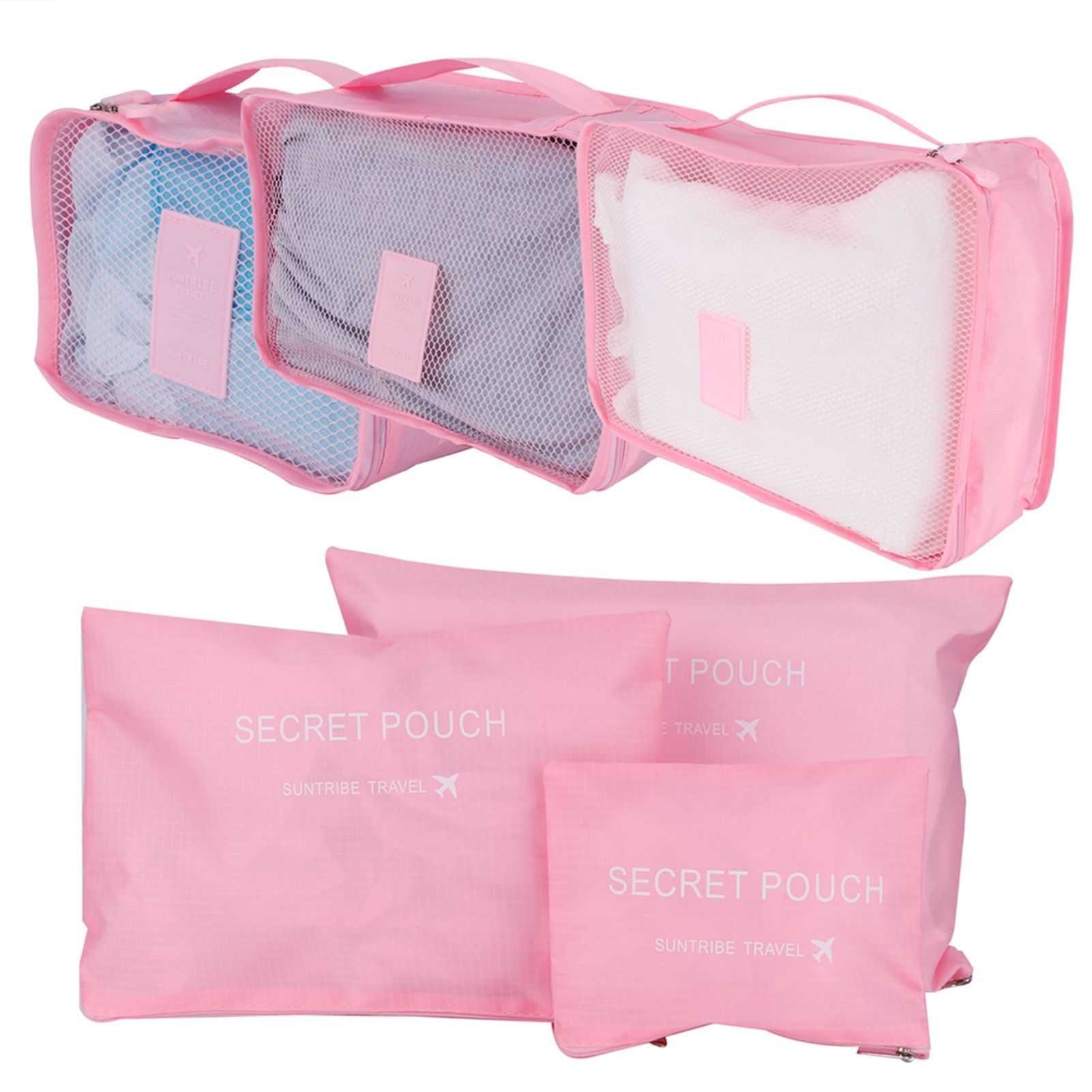 6Pcs/Set Storage Bag Clothing Sorting Bag Luggage Suitcase Packing Organizer view 7