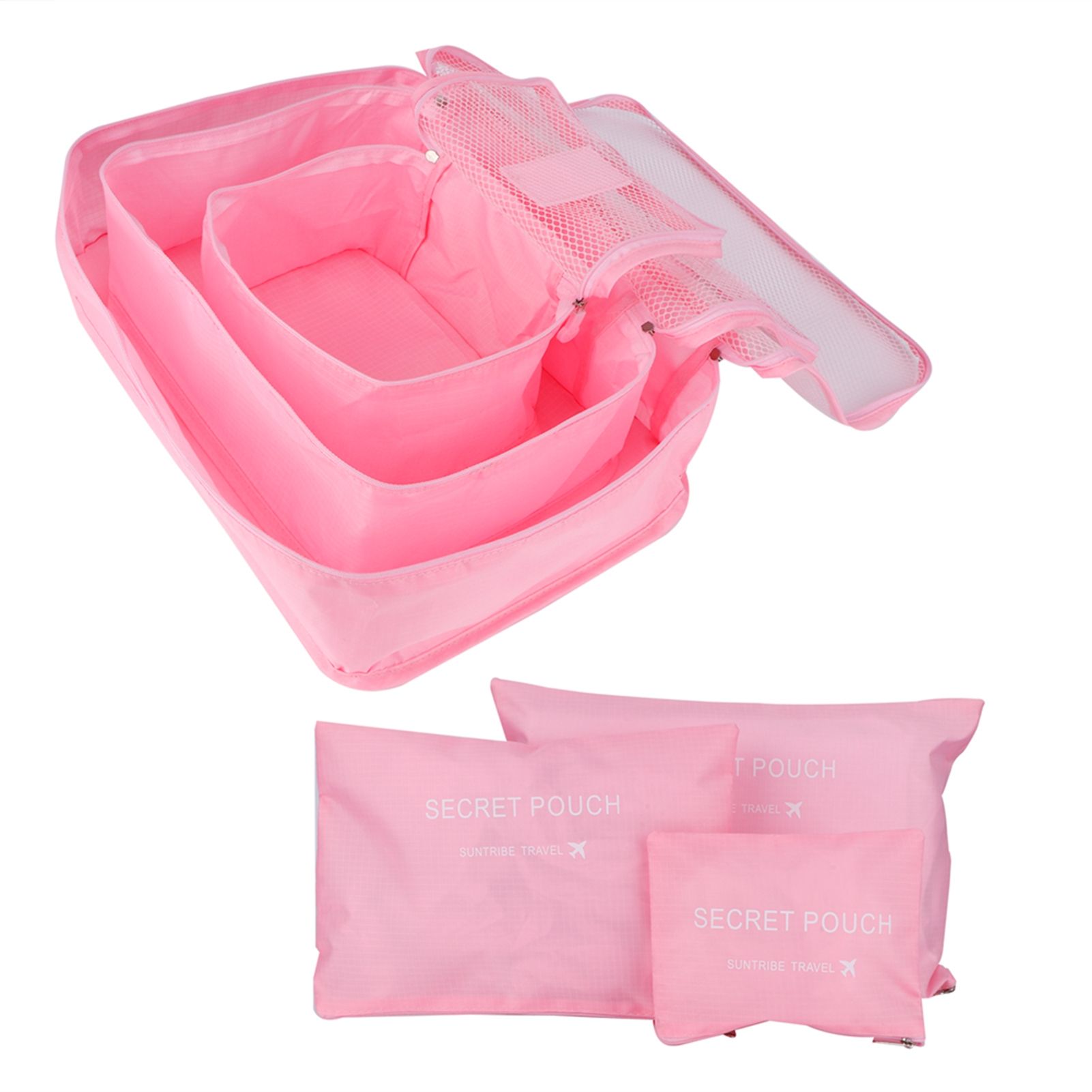 6Pcs/Set Storage Bag Clothing Sorting Bag Luggage Suitcase Packing Organizer view 8