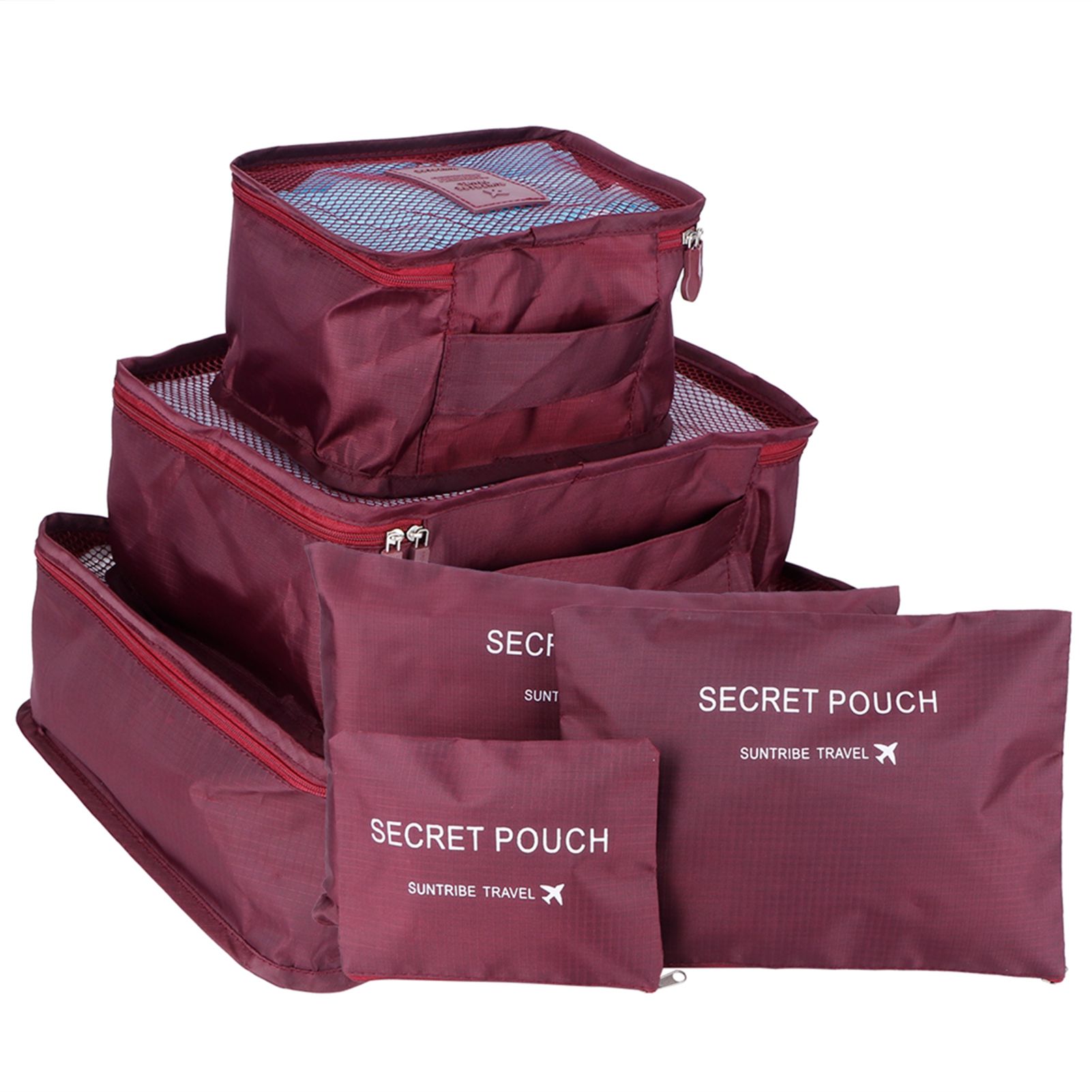 6Pcs/Set Storage Bag Clothing Sorting Bag Luggage Suitcase Packing Organizer view 4