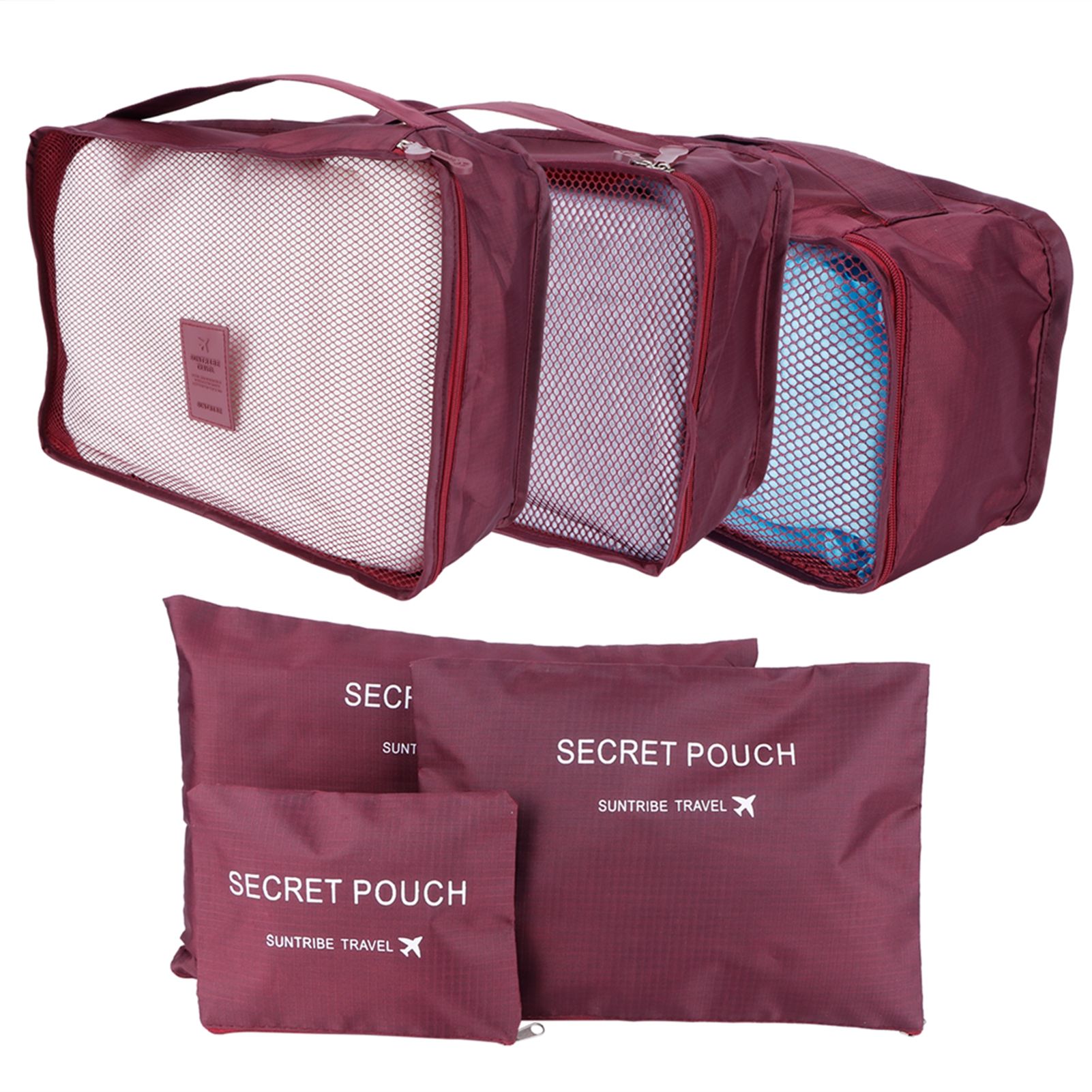 6Pcs/Set Storage Bag Clothing Sorting Bag Luggage Suitcase Packing Organizer view 7