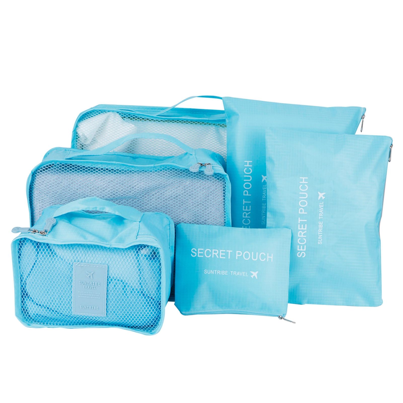 6Pcs/Set Storage Bag Clothing Sorting Bag Luggage Suitcase Packing Organizer view 2