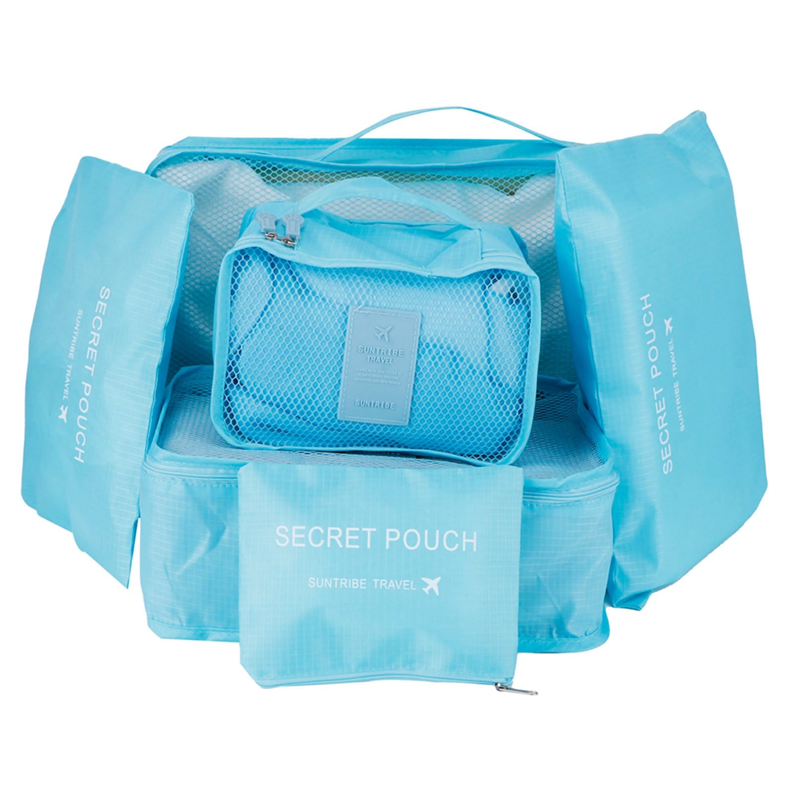 6Pcs/Set Storage Bag Clothing Sorting Bag Luggage Suitcase Packing Organizer view 3