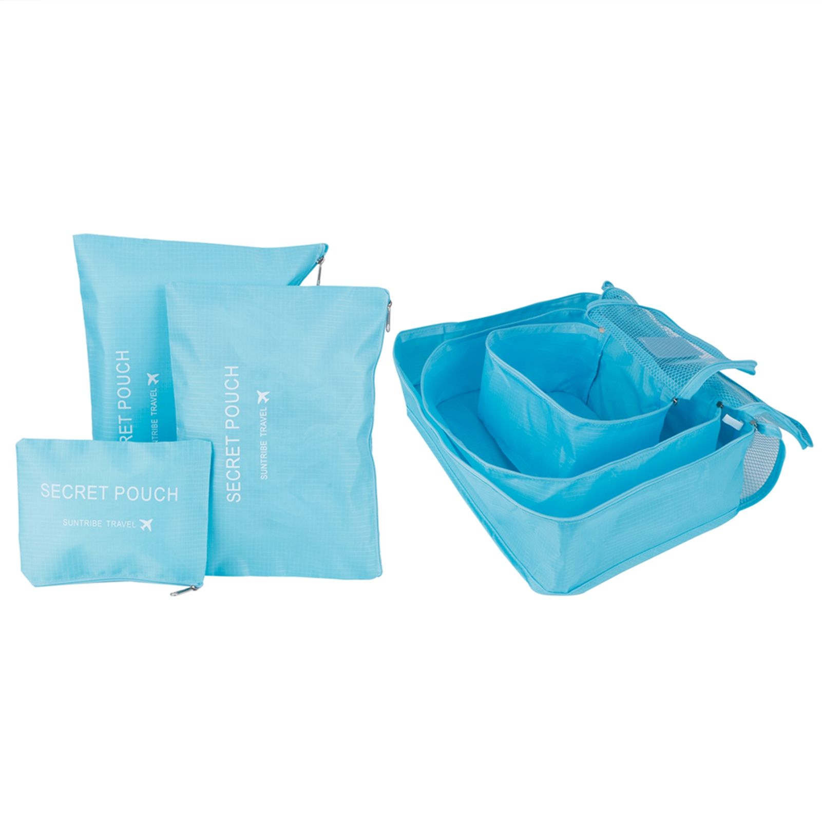 6Pcs/Set Storage Bag Clothing Sorting Bag Luggage Suitcase Packing Organizer view 5