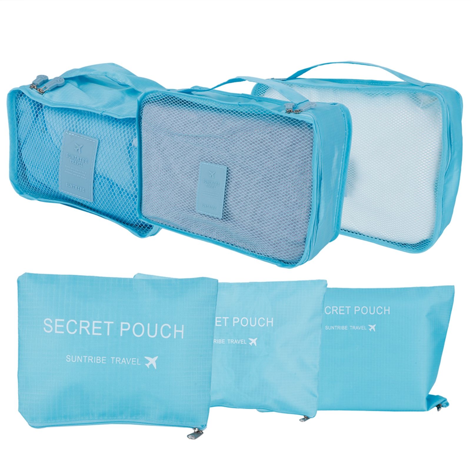 6Pcs/Set Storage Bag Clothing Sorting Bag Luggage Suitcase Packing Organizer view 6
