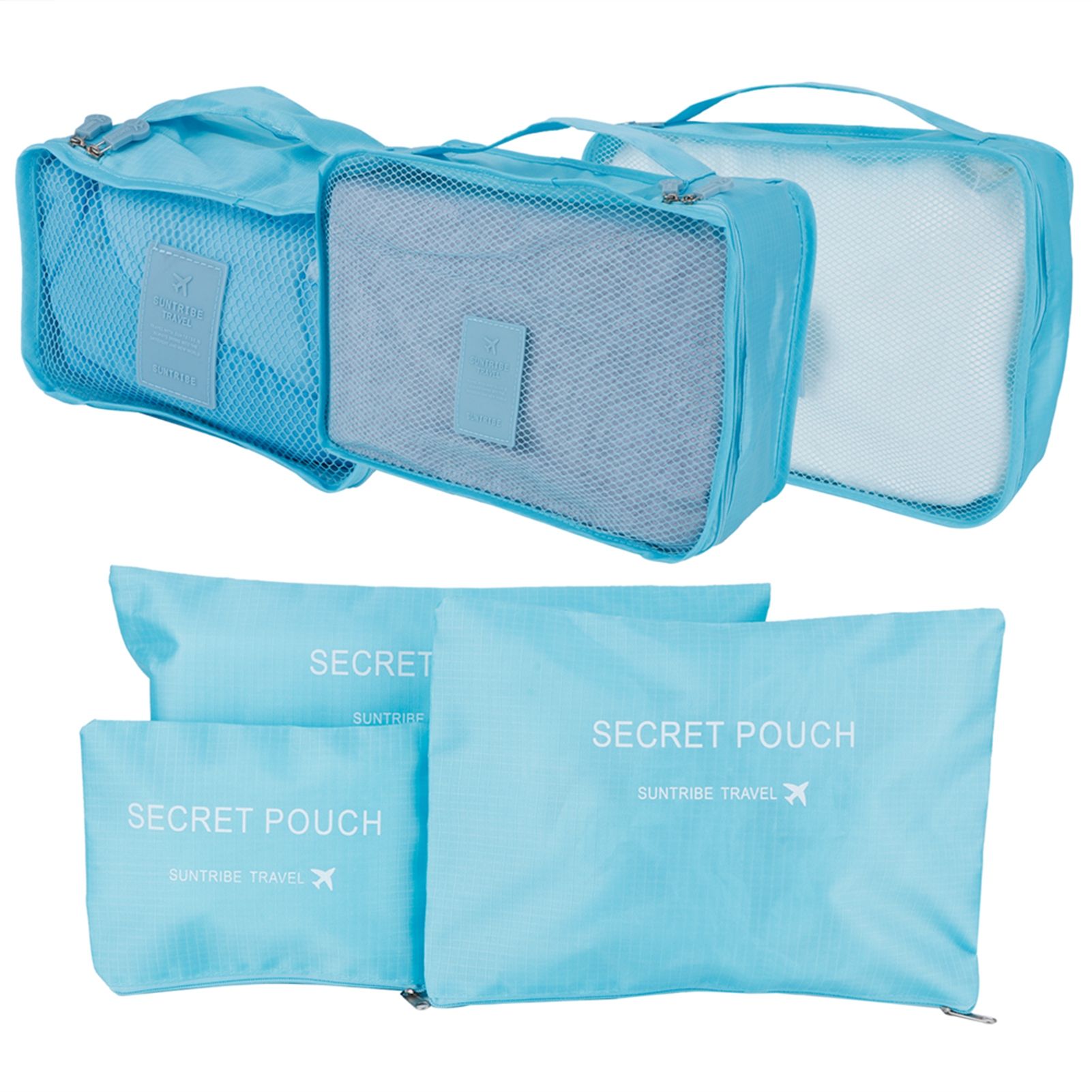 6Pcs/Set Storage Bag Clothing Sorting Bag Luggage Suitcase Packing Organizer view 7