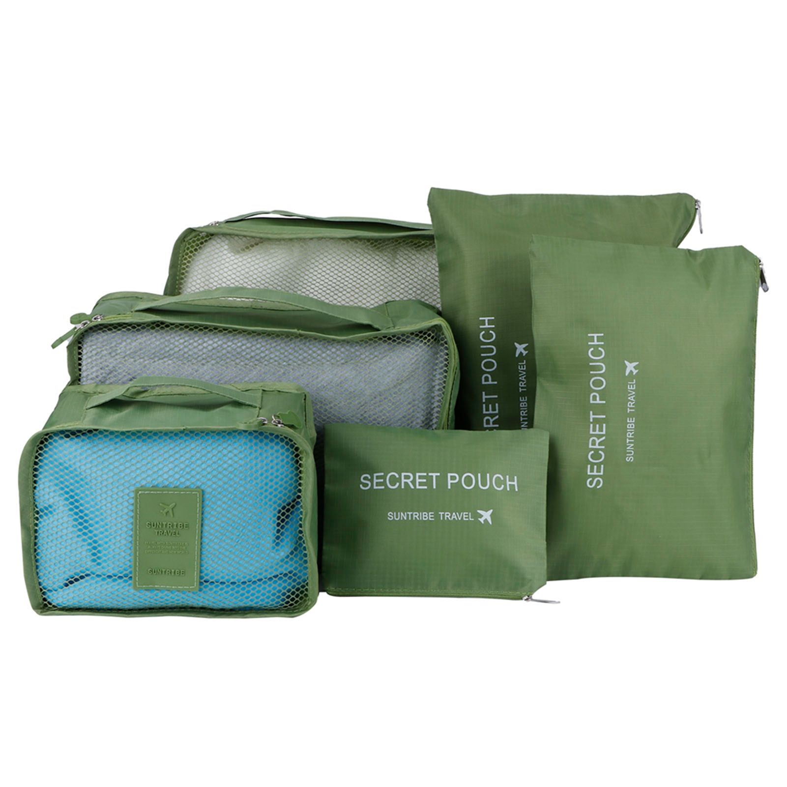 6Pcs/Set Storage Bag Clothing Sorting Bag Luggage Suitcase Packing Organizer
