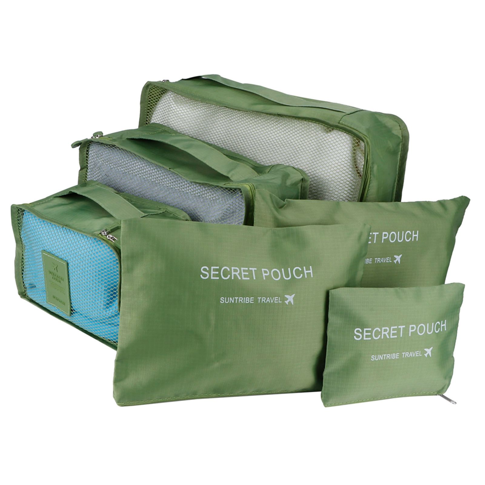 6Pcs/Set Storage Bag Clothing Sorting Bag Luggage Suitcase Packing Organizer view 3