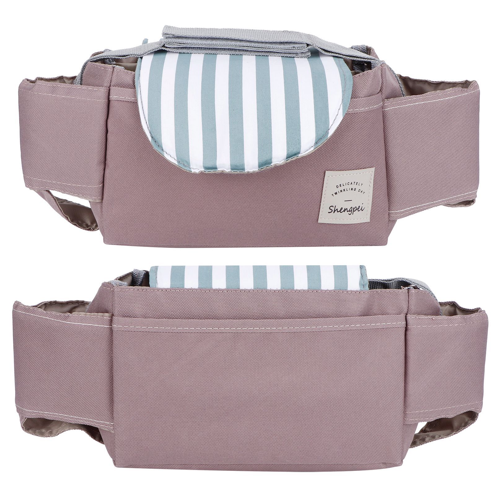 Baby Stroller Hanging Bag Organizer Universal Cup Holder Storage Bag Strollers view 6