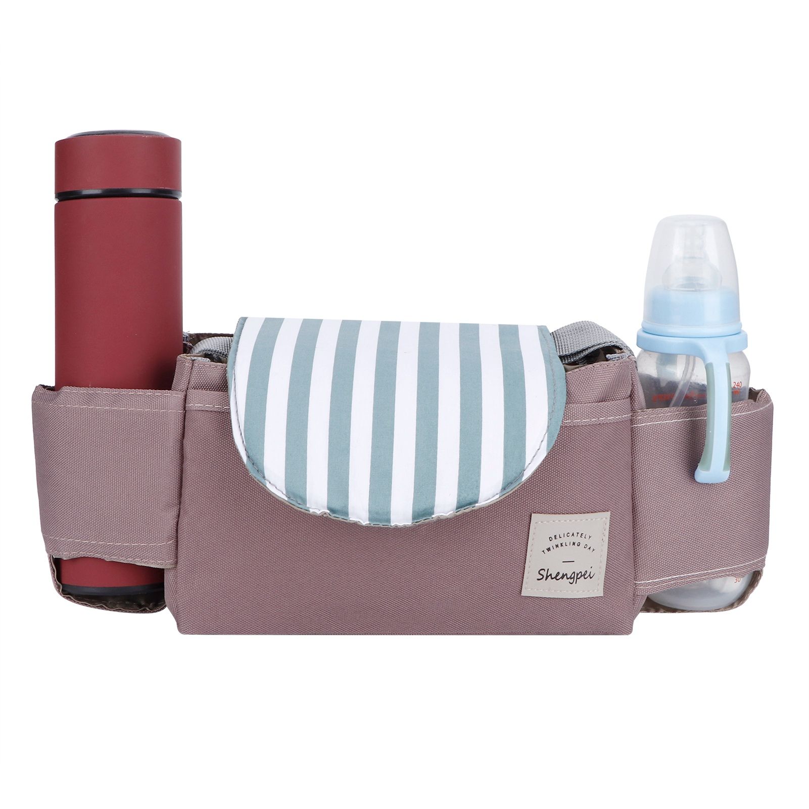 Baby Stroller Hanging Bag Organizer Universal Cup Holder Storage Bag Strollers view 9