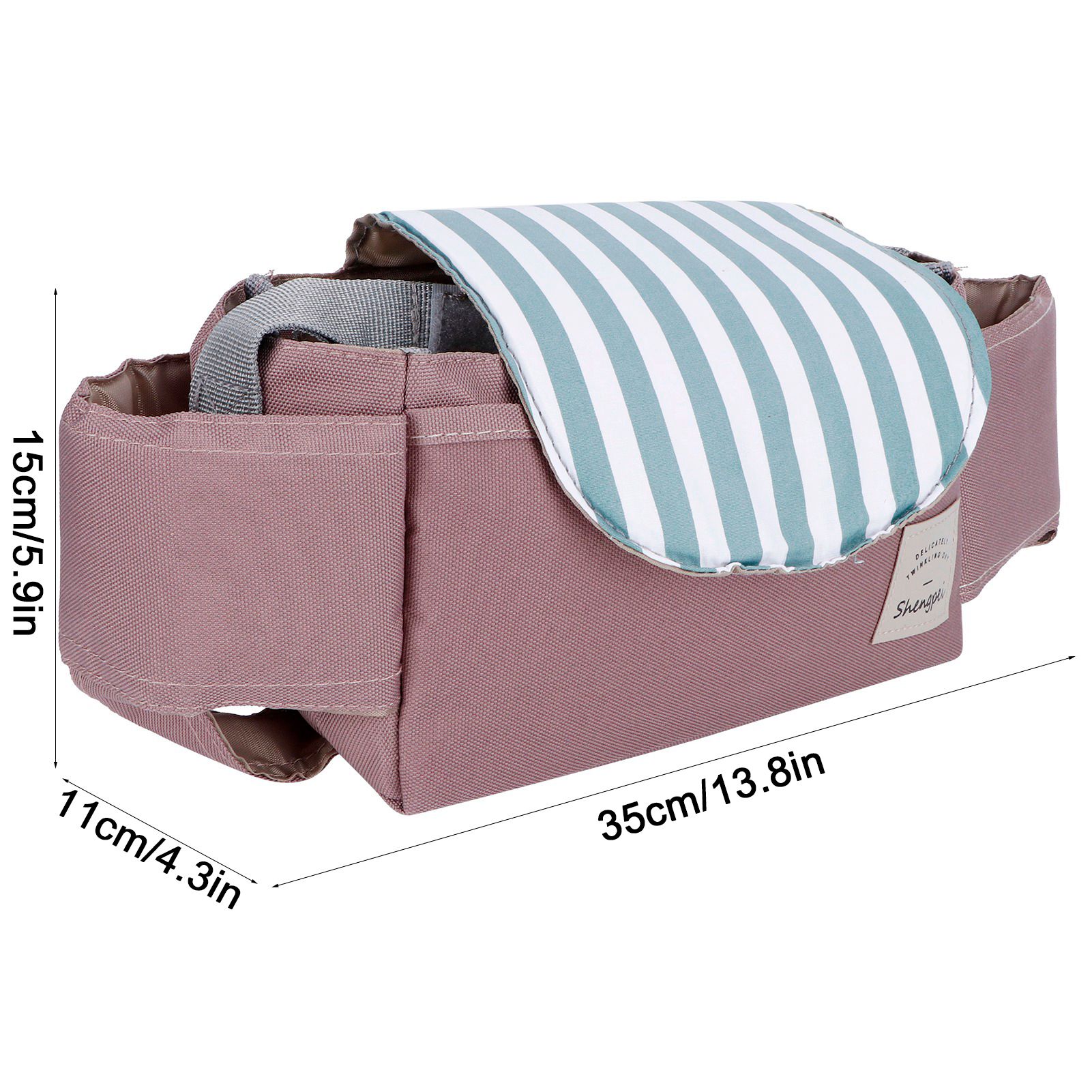 Baby Stroller Hanging Bag Organizer Universal Cup Holder Storage Bag Strollers view 14