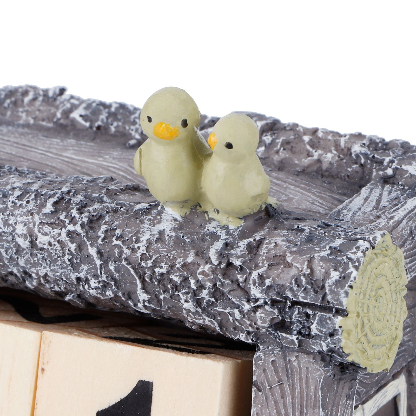 Cartoon Wood House Shaped Calendar Table Calendar for Living Room Crafts view 11