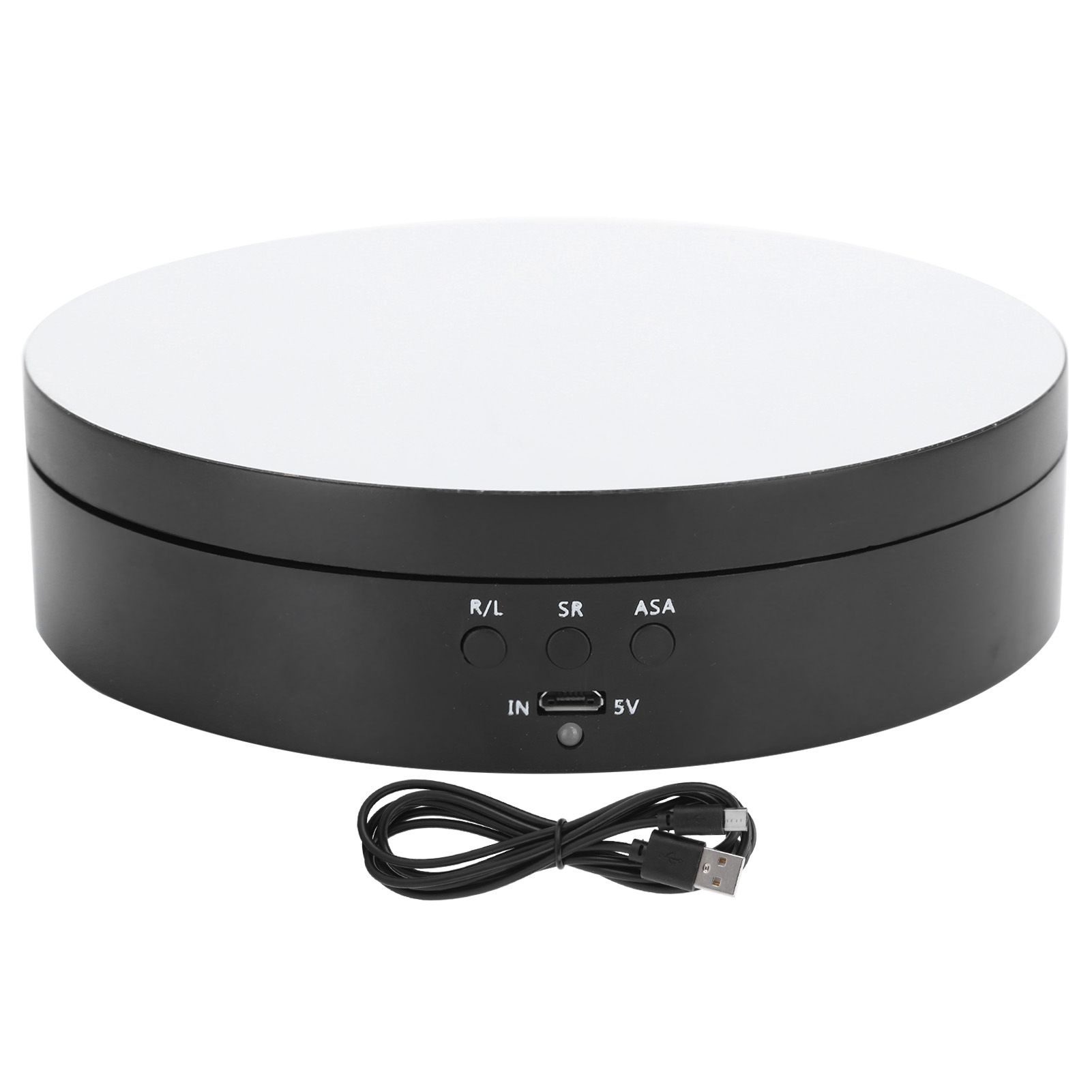 3 Speeds Electric Rotating Display Stand 360 Degree Turntable Jewelry Holder
