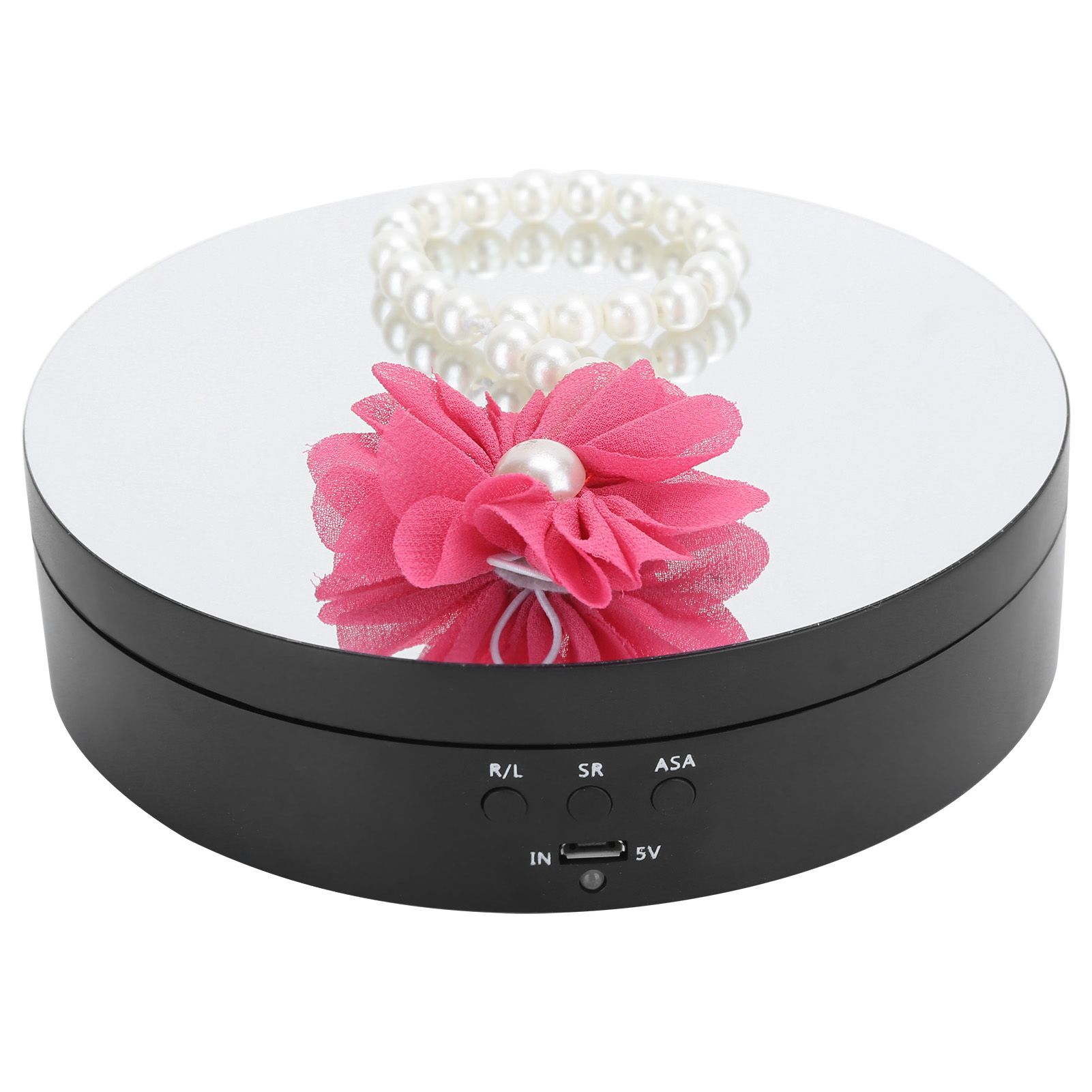 3 Speeds Electric Rotating Display Stand 360 Degree Turntable Jewelry Holder view 8
