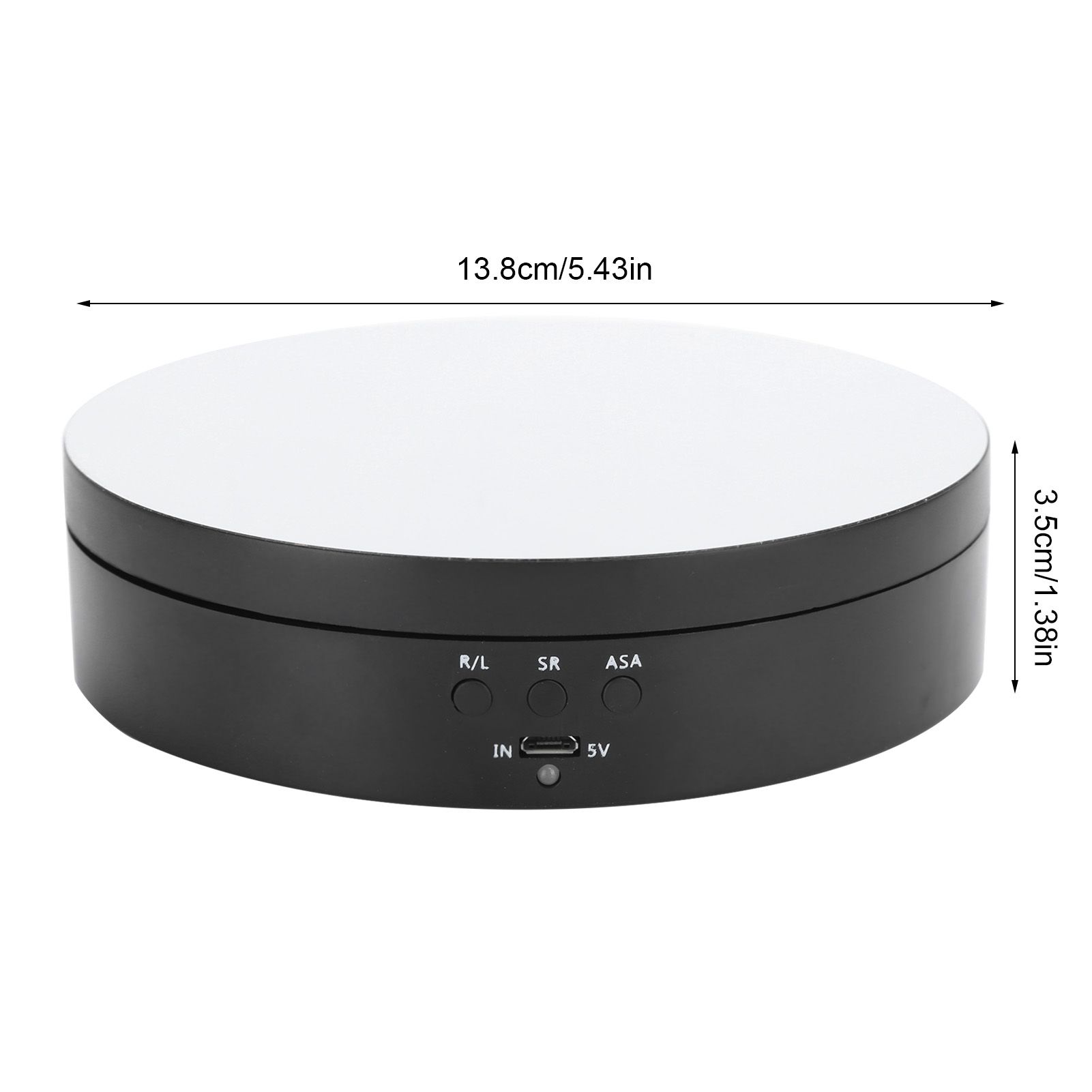 3 Speeds Electric Rotating Display Stand 360 Degree Turntable Jewelry Holder view 13