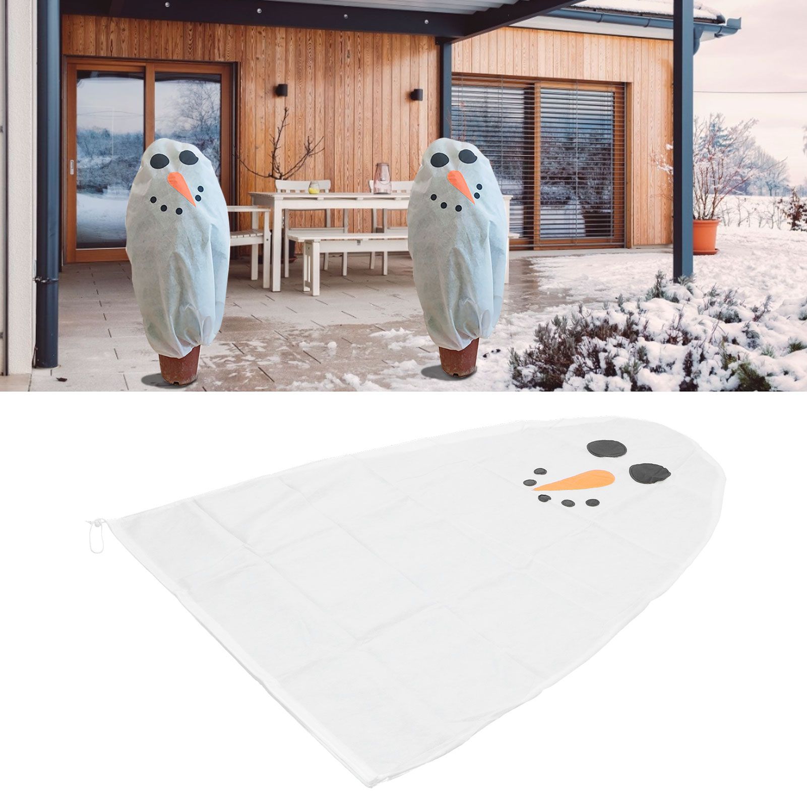 Waterproof Plant Protection Bags Non Woven Plant Cover Winter Frost Cold Proof view 9