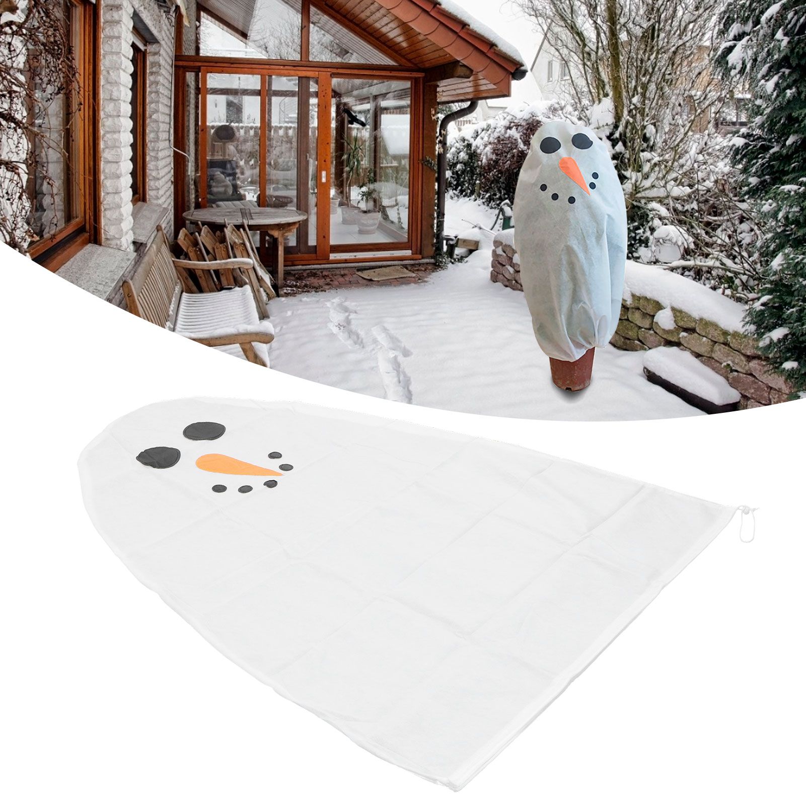Waterproof Plant Protection Bags Non Woven Plant Cover Winter Frost Cold Proof view 10