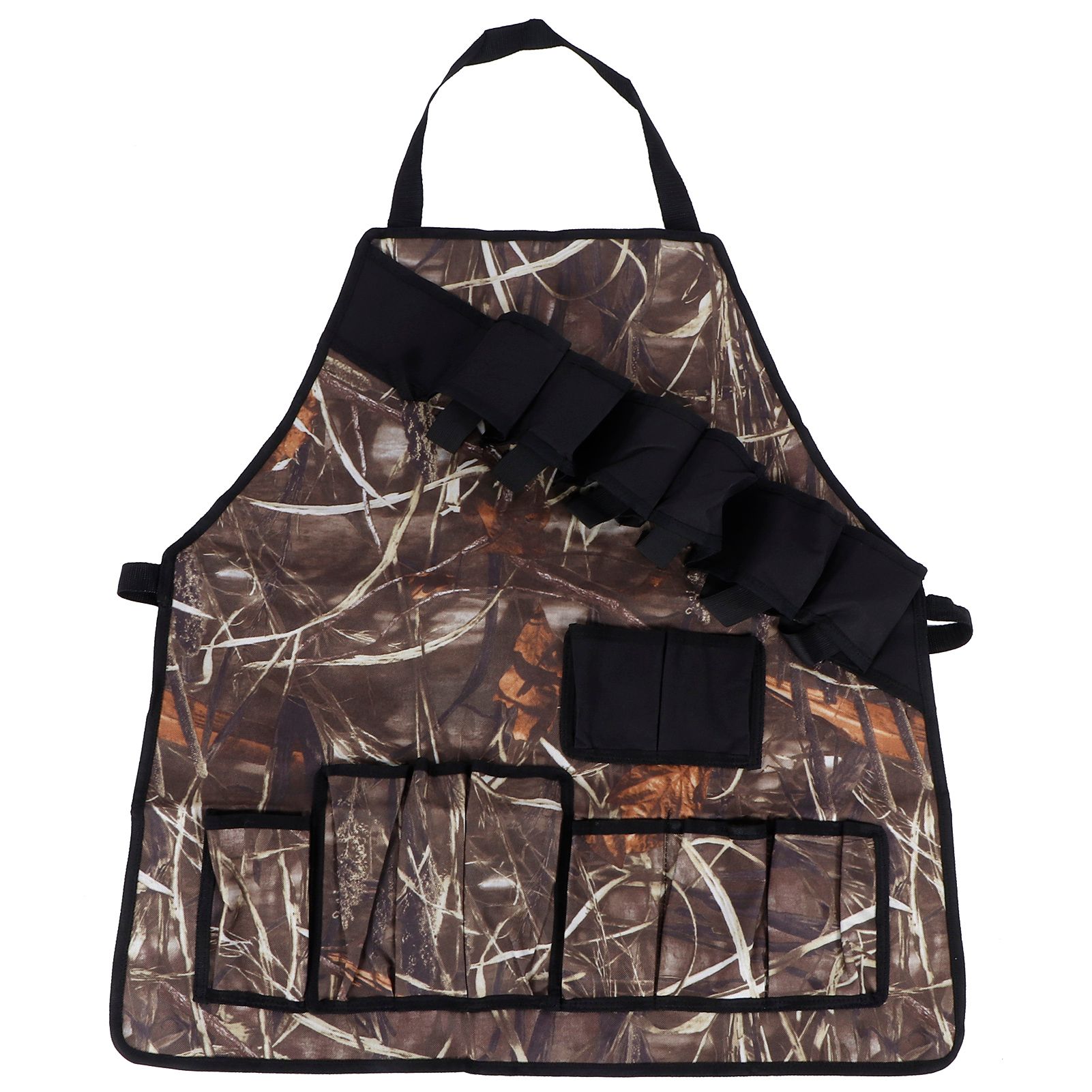 Multi-Pockets Apron 600D Oxford Fabric Camouflage Picnic Barbecue Aprons