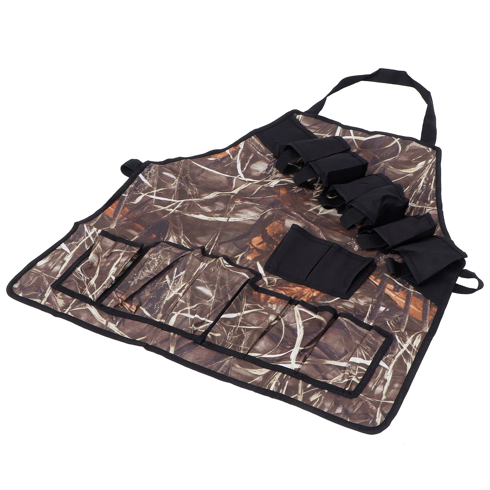 Multi-Pockets Apron 600D Oxford Fabric Camouflage Picnic Barbecue Aprons view 2