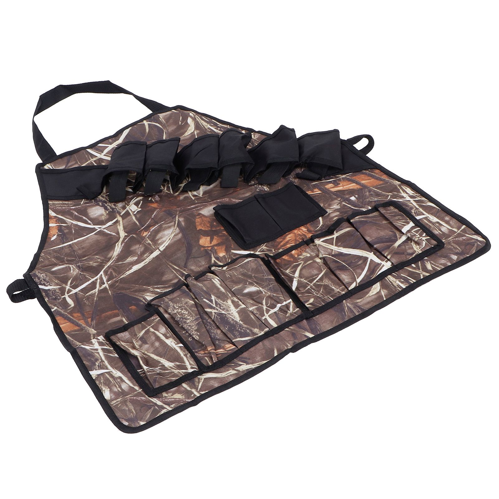 Multi-Pockets Apron 600D Oxford Fabric Camouflage Picnic Barbecue Aprons view 3