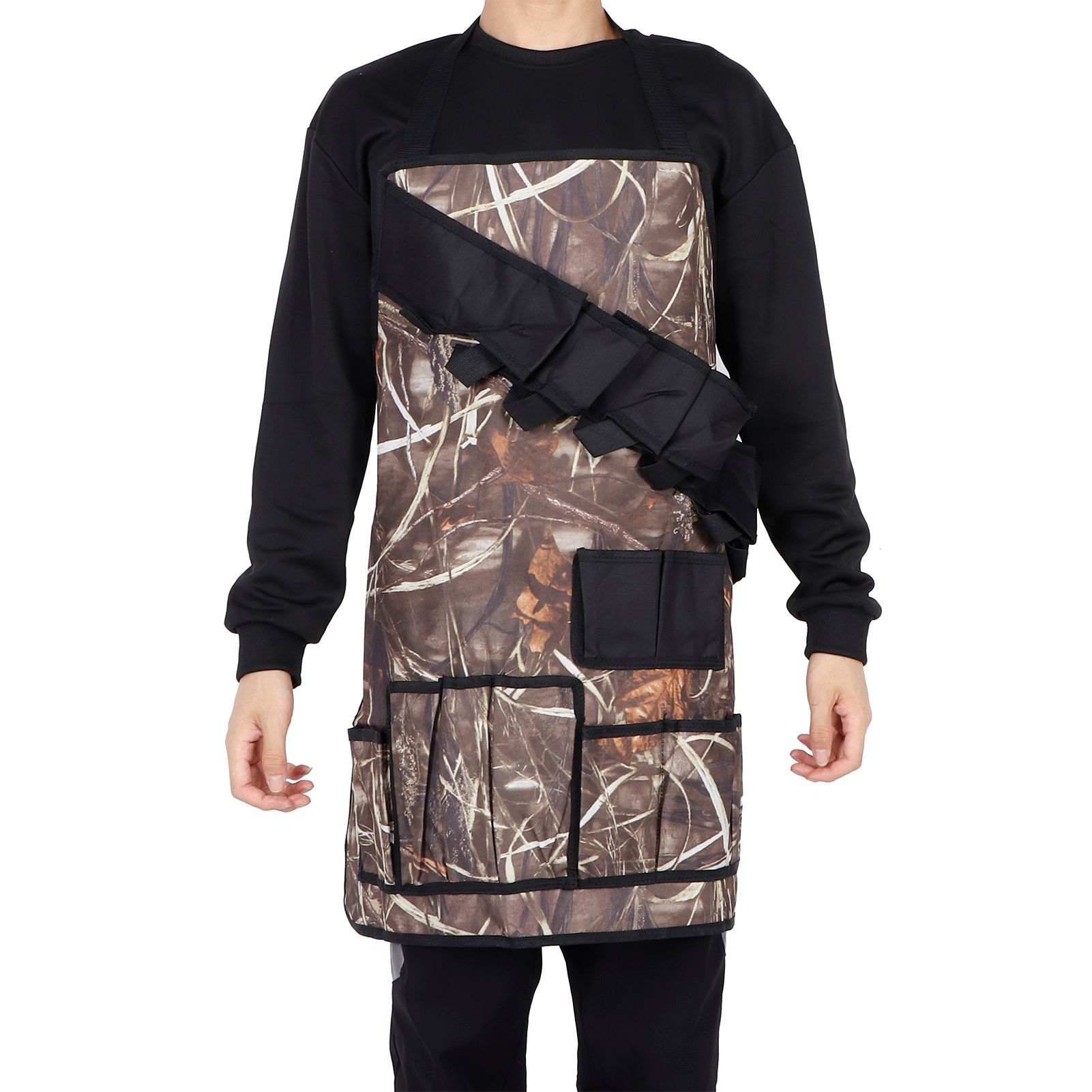 Multi-Pockets Apron 600D Oxford Fabric Camouflage Picnic Barbecue Aprons view 7