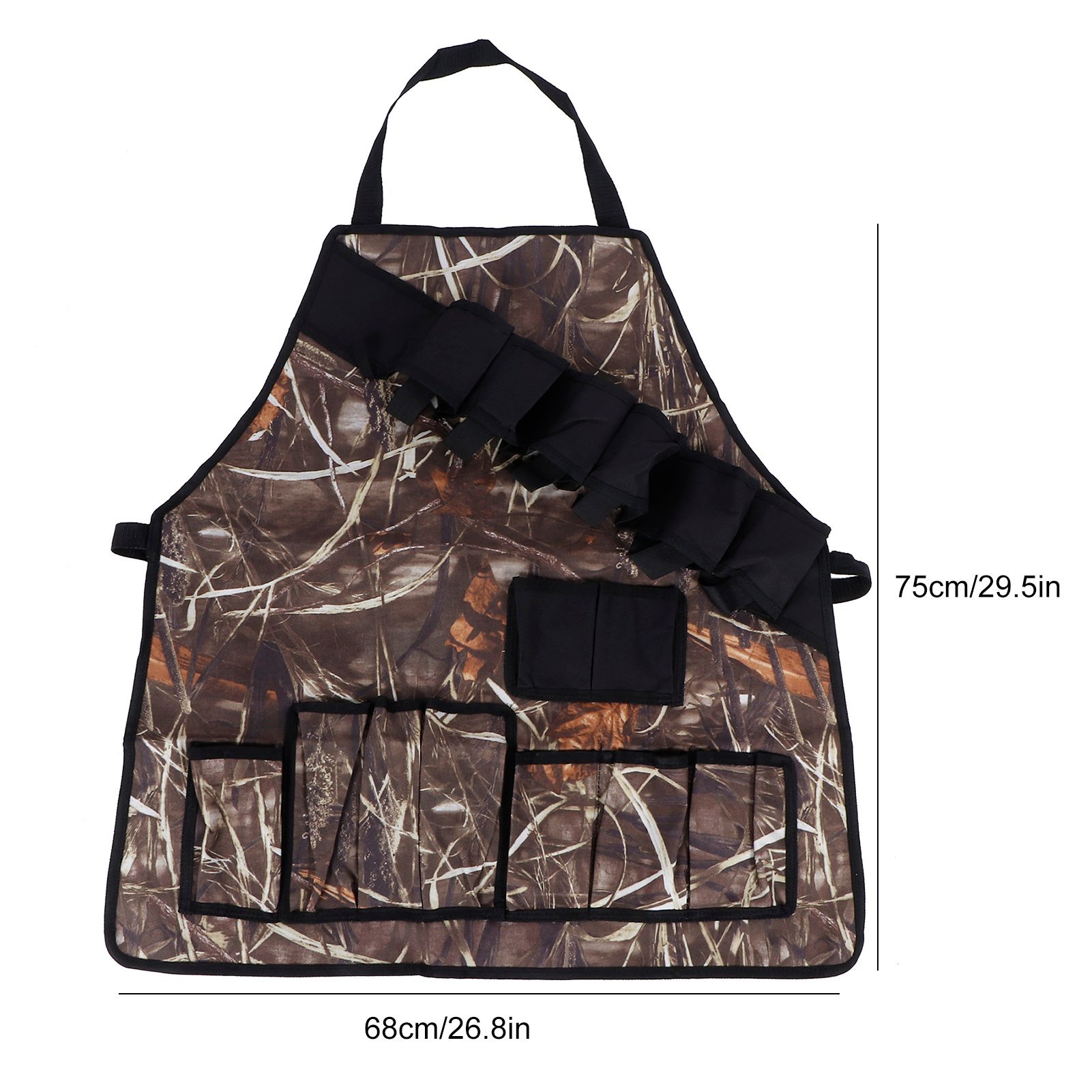 Multi-Pockets Apron 600D Oxford Fabric Camouflage Picnic Barbecue Aprons view 13