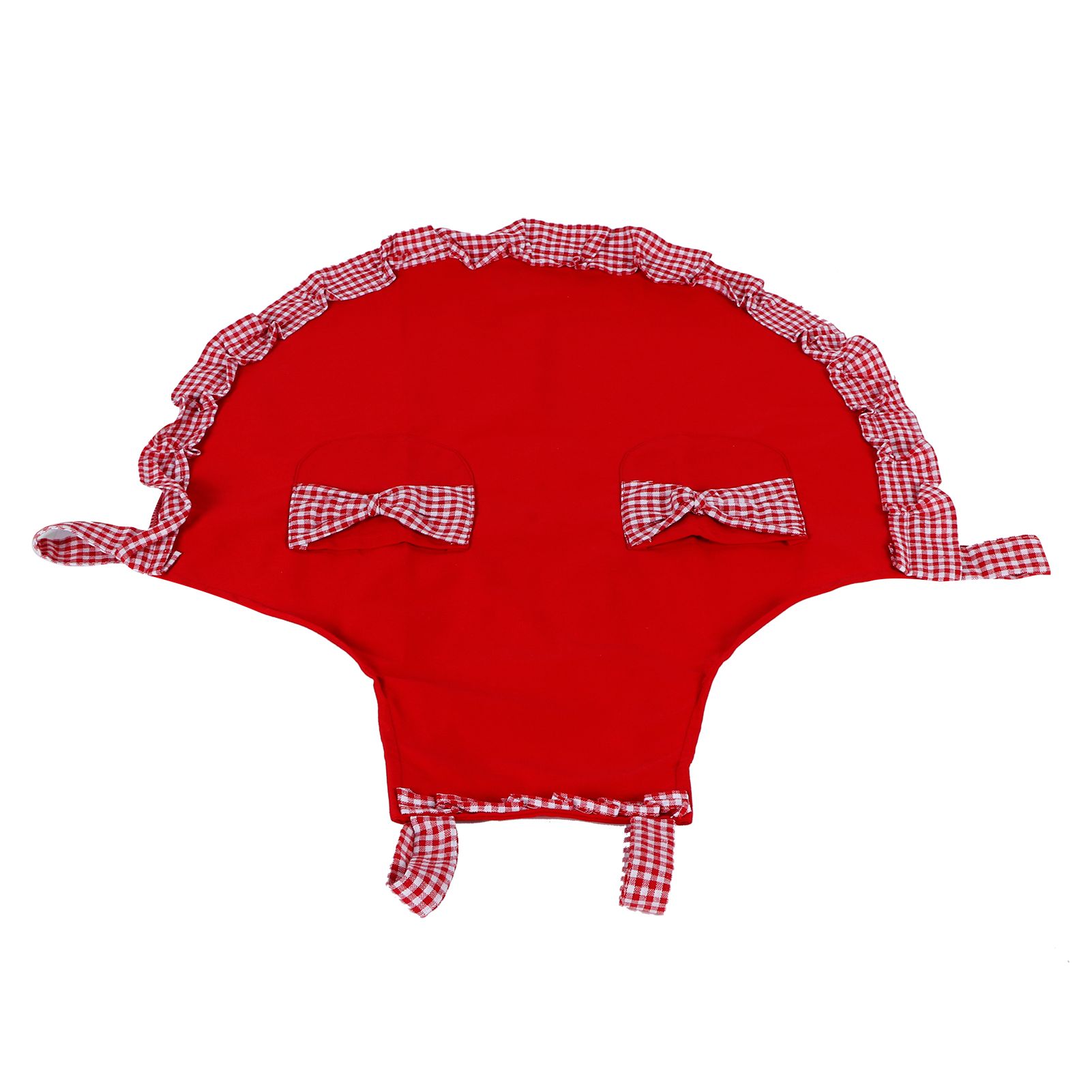 Cute Vintage Women Apron Bowknot Lace Decoration with Pocket for Kitchen view 4