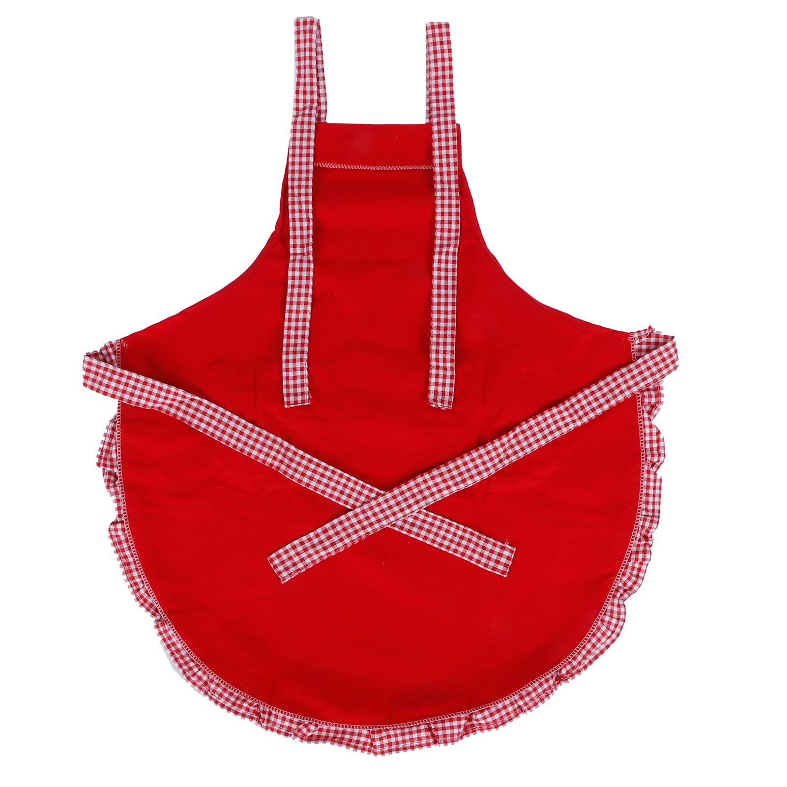 Cute Vintage Women Apron Bowknot Lace Decoration with Pocket for Kitchen view 6
