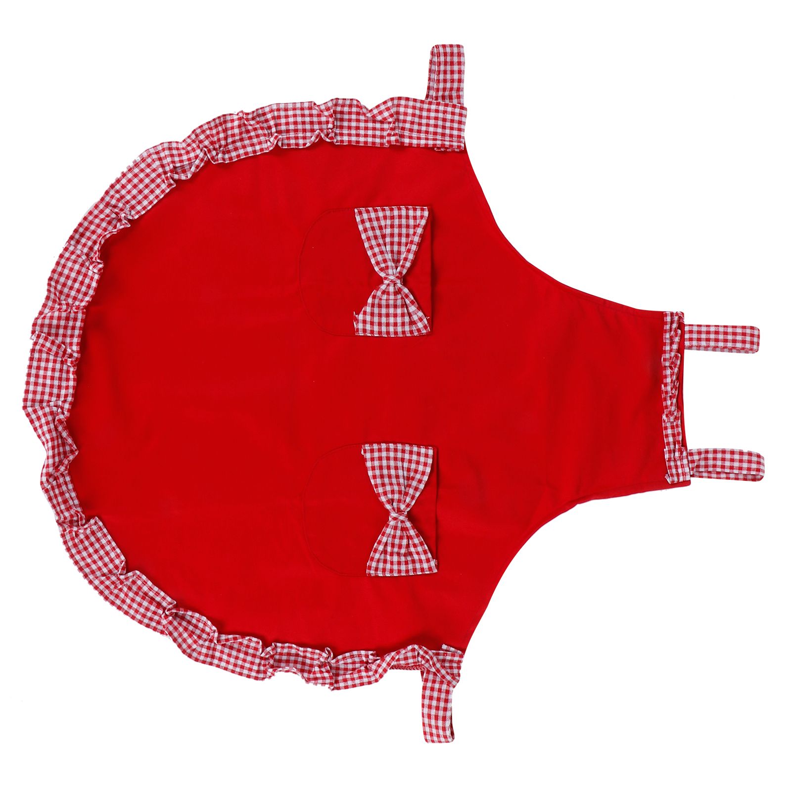 Cute Vintage Women Apron Bowknot Lace Decoration with Pocket for Kitchen view 7