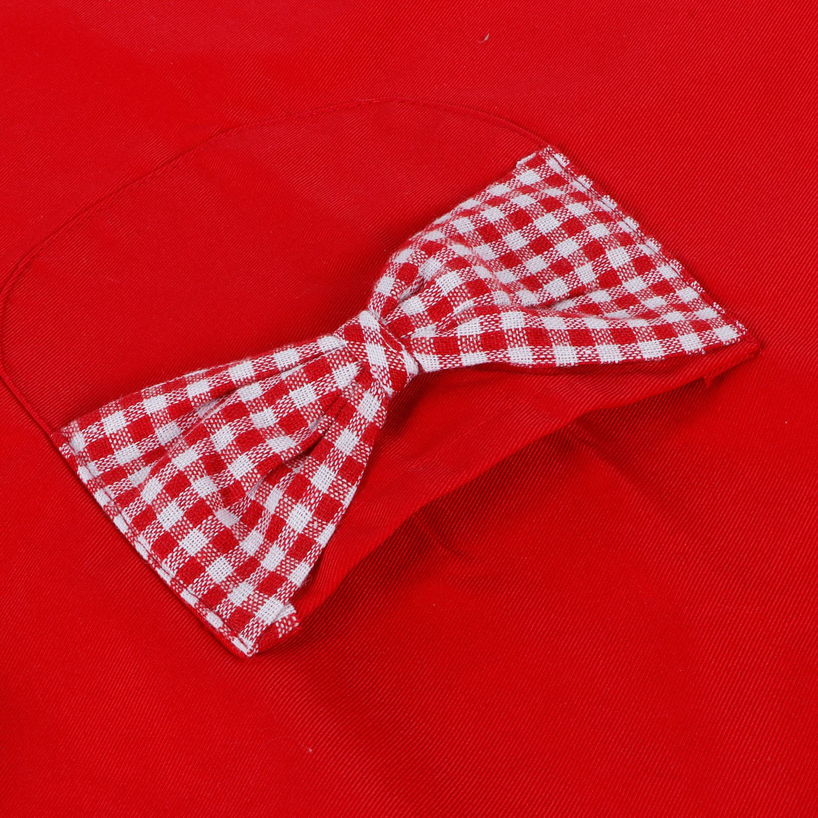 Cute Vintage Women Apron Bowknot Lace Decoration with Pocket for Kitchen view 11