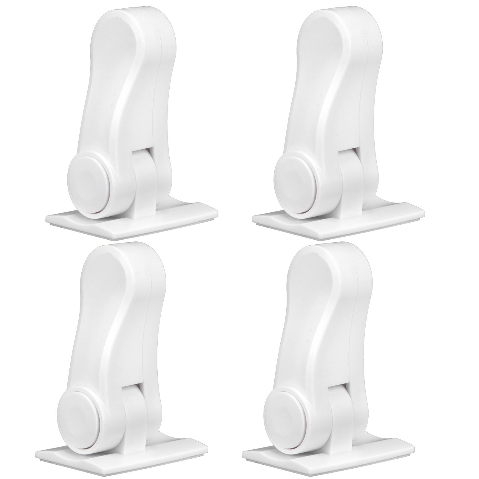 4Pcs Door Handle Child Safety Lock Baby Protector for Cabinet Wardrobe Drawer view 3