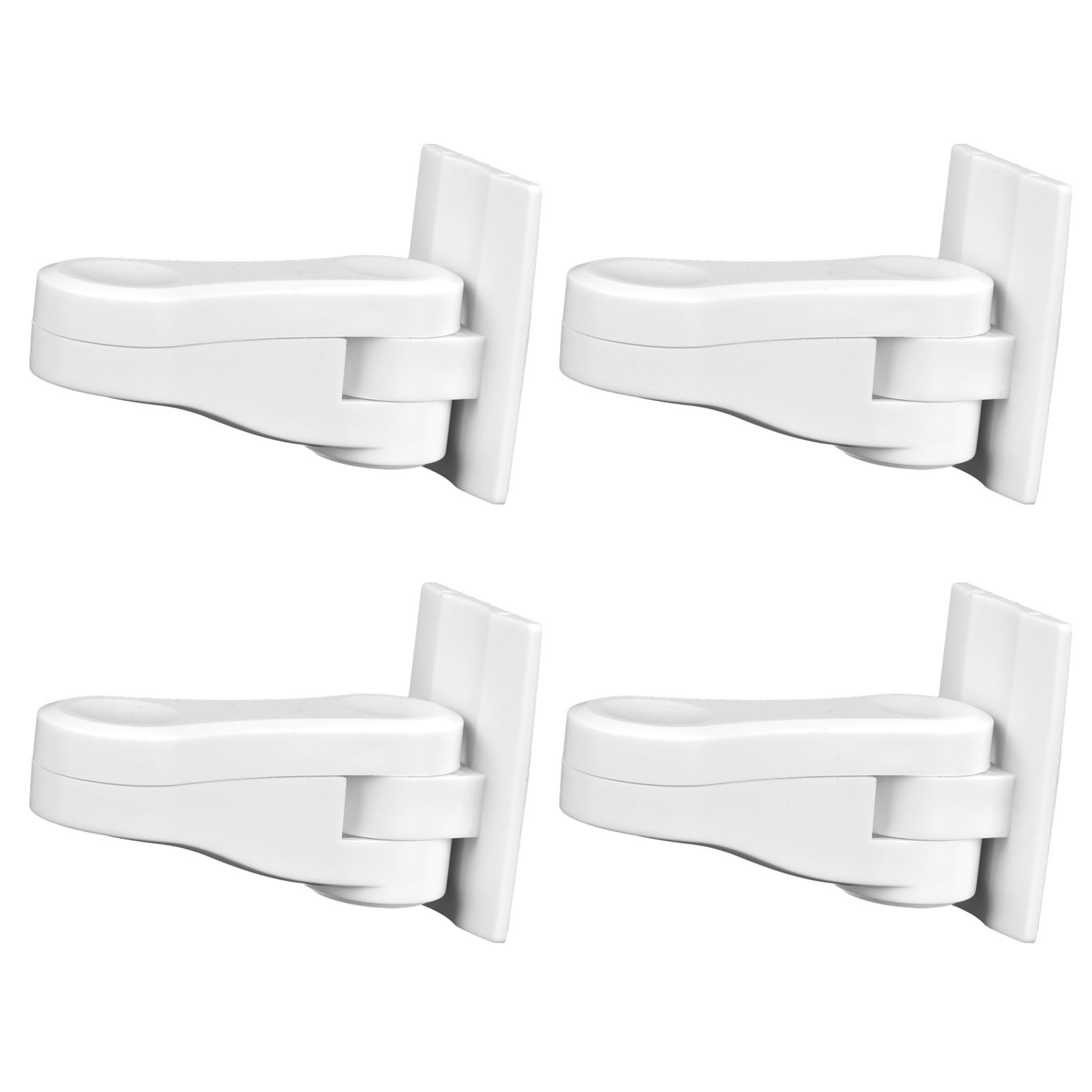 4Pcs Door Handle Child Safety Lock Baby Protector for Cabinet Wardrobe Drawer view 4