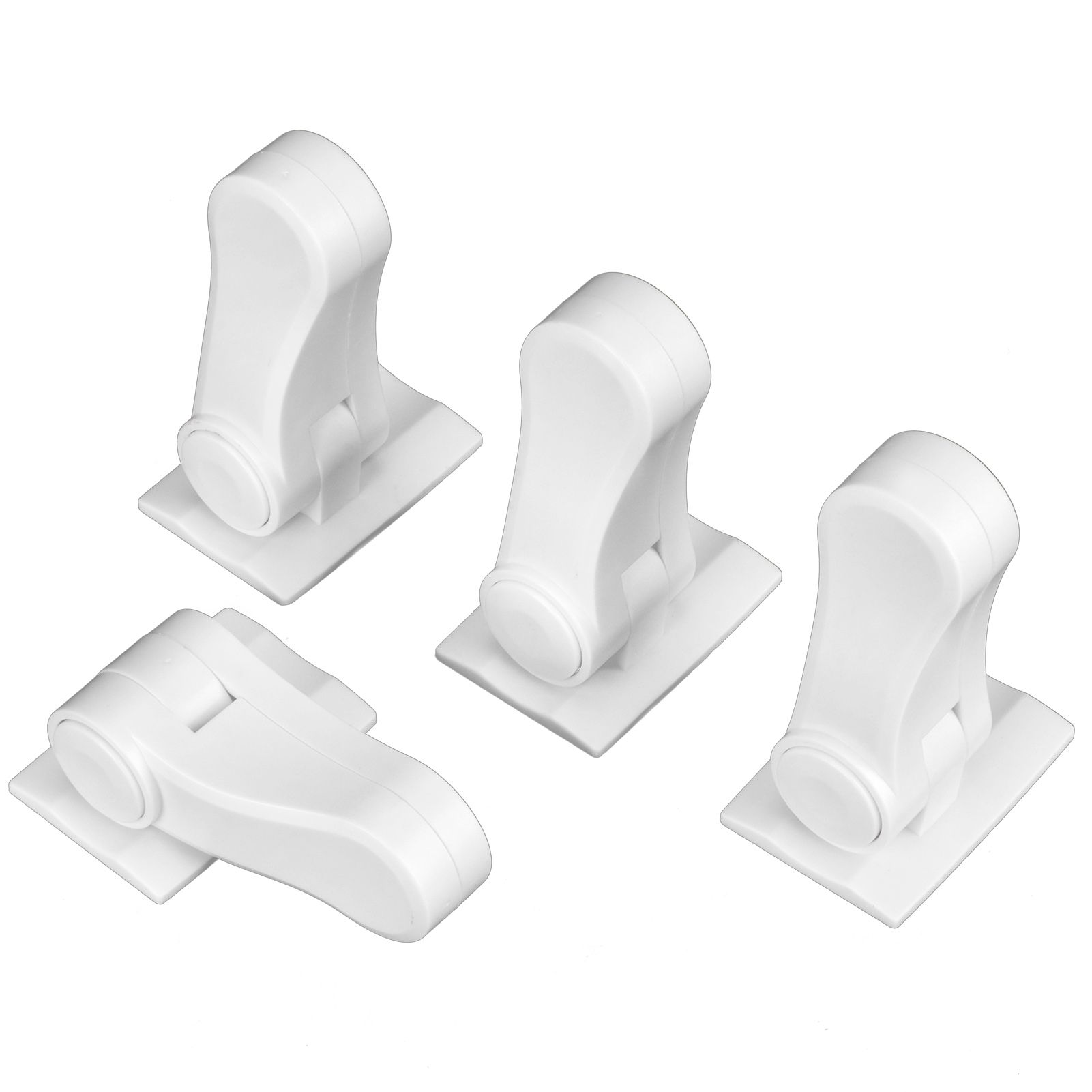 4Pcs Door Handle Child Safety Lock Baby Protector for Cabinet Wardrobe Drawer view 8