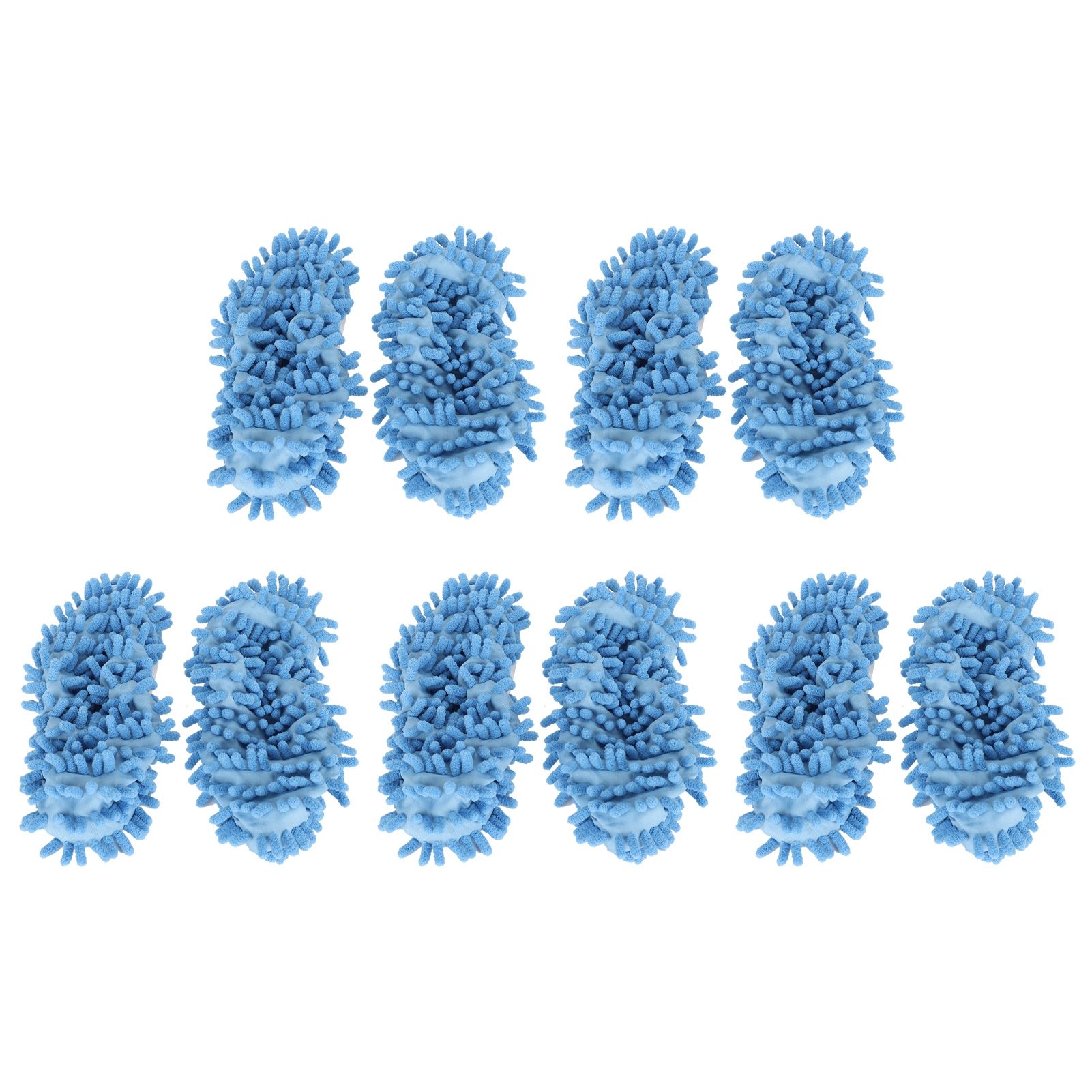 10Pcs Chenille Mop Slippers Multifunction Floor Cleaning Shoes Dust Cleaner view 2