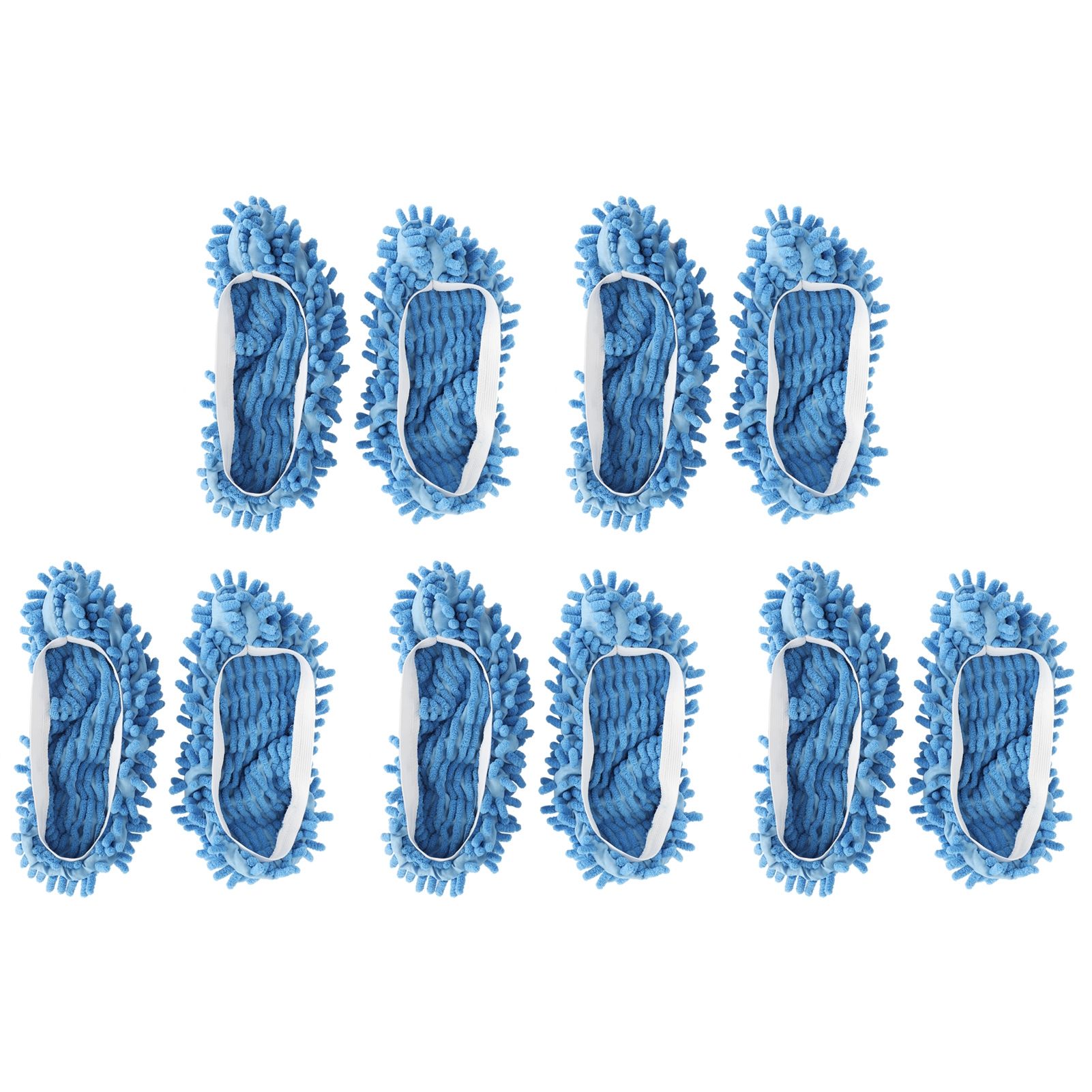 10Pcs Chenille Mop Slippers Multifunction Floor Cleaning Shoes Dust Cleaner view 5
