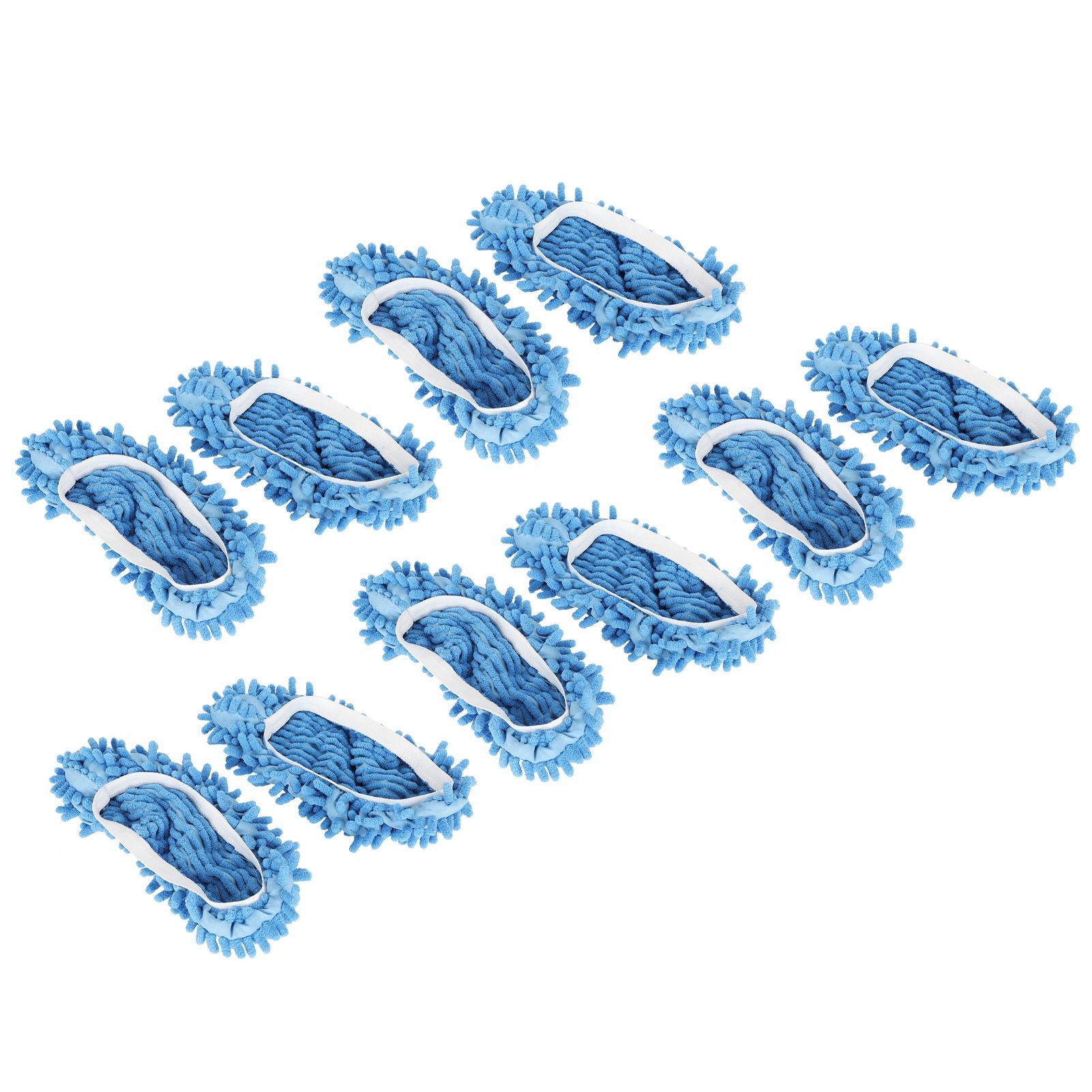 10Pcs Chenille Mop Slippers Multifunction Floor Cleaning Shoes Dust Cleaner view 7