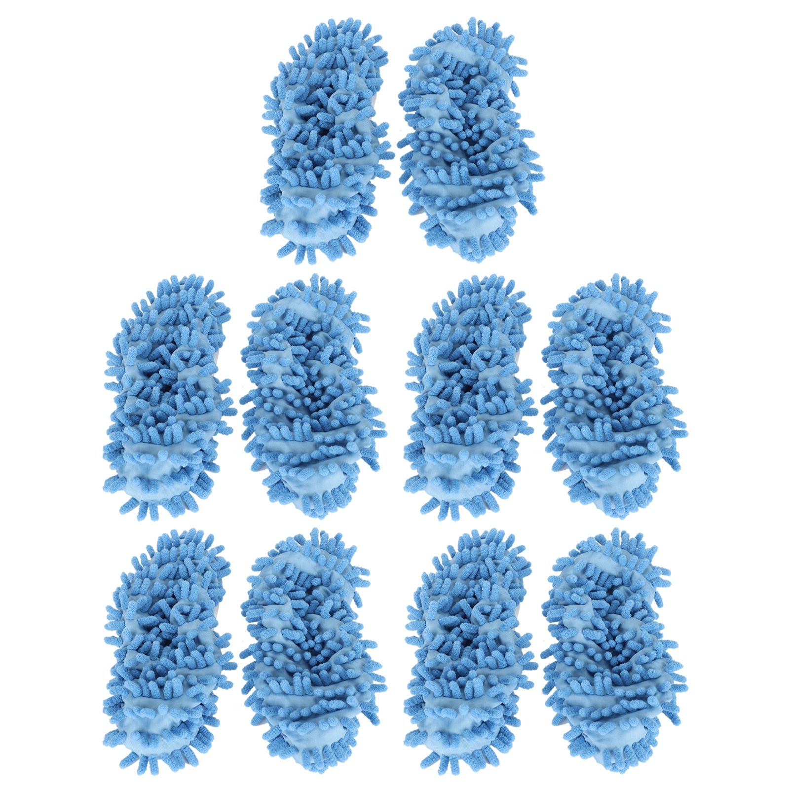 10Pcs Chenille Mop Slippers Multifunction Floor Cleaning Shoes Dust Cleaner view 8