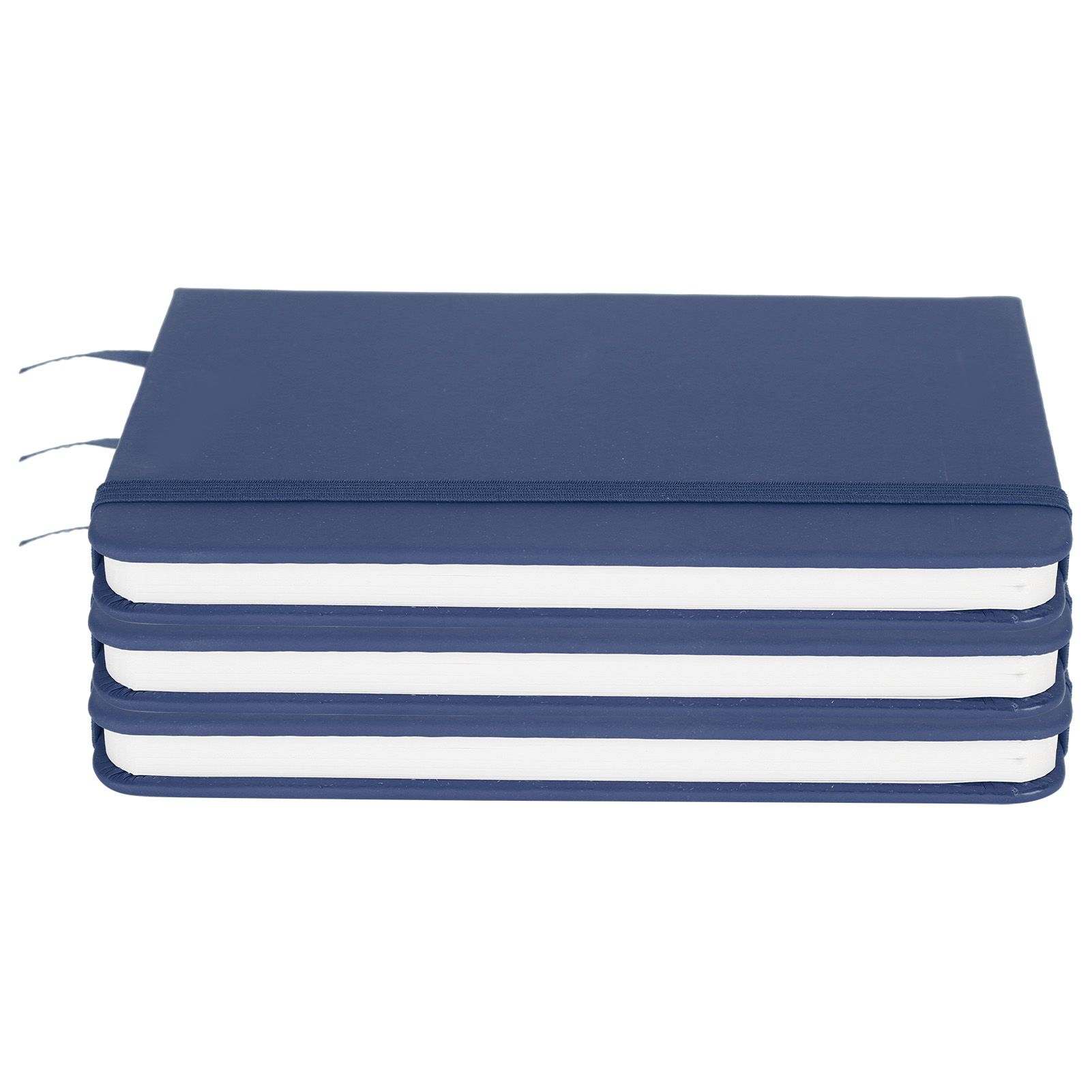 3Pcs PU A6 Business Notepad Hardcover Strap Notebook Diary Stationery Office view 2