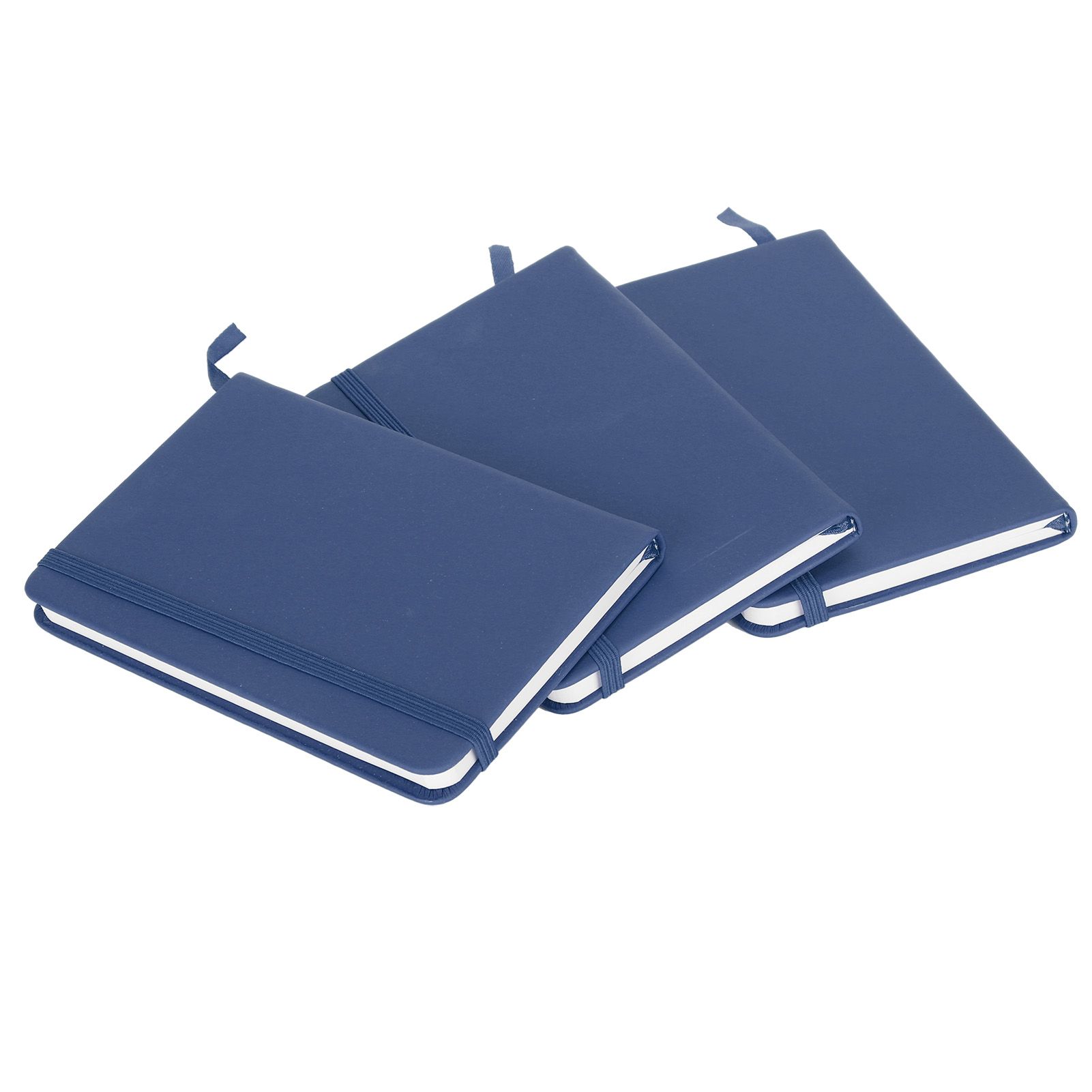 3Pcs PU A6 Business Notepad Hardcover Strap Notebook Diary Stationery Office view 6