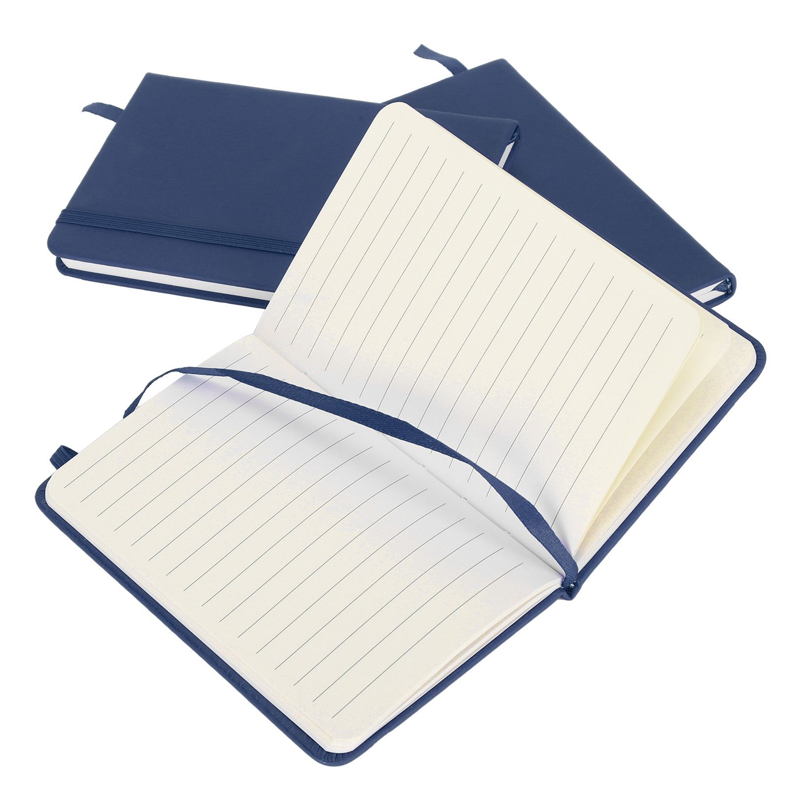 3Pcs PU A6 Business Notepad Hardcover Strap Notebook Diary Stationery Office view 8