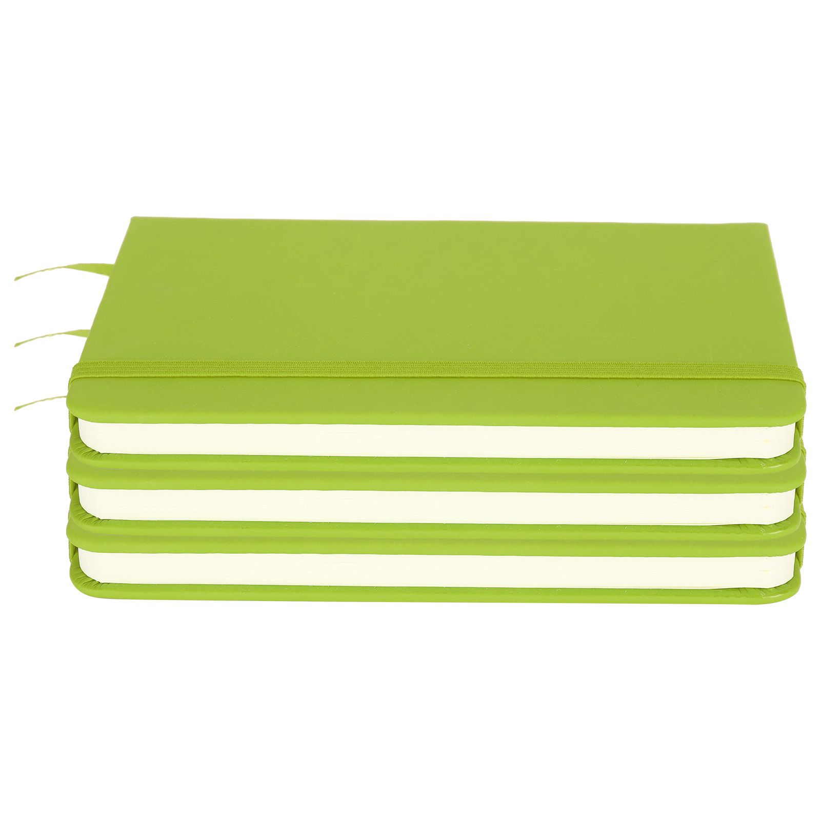 3Pcs PU A6 Business Notepad Hardcover Strap Notebook Diary Stationery Office view 3