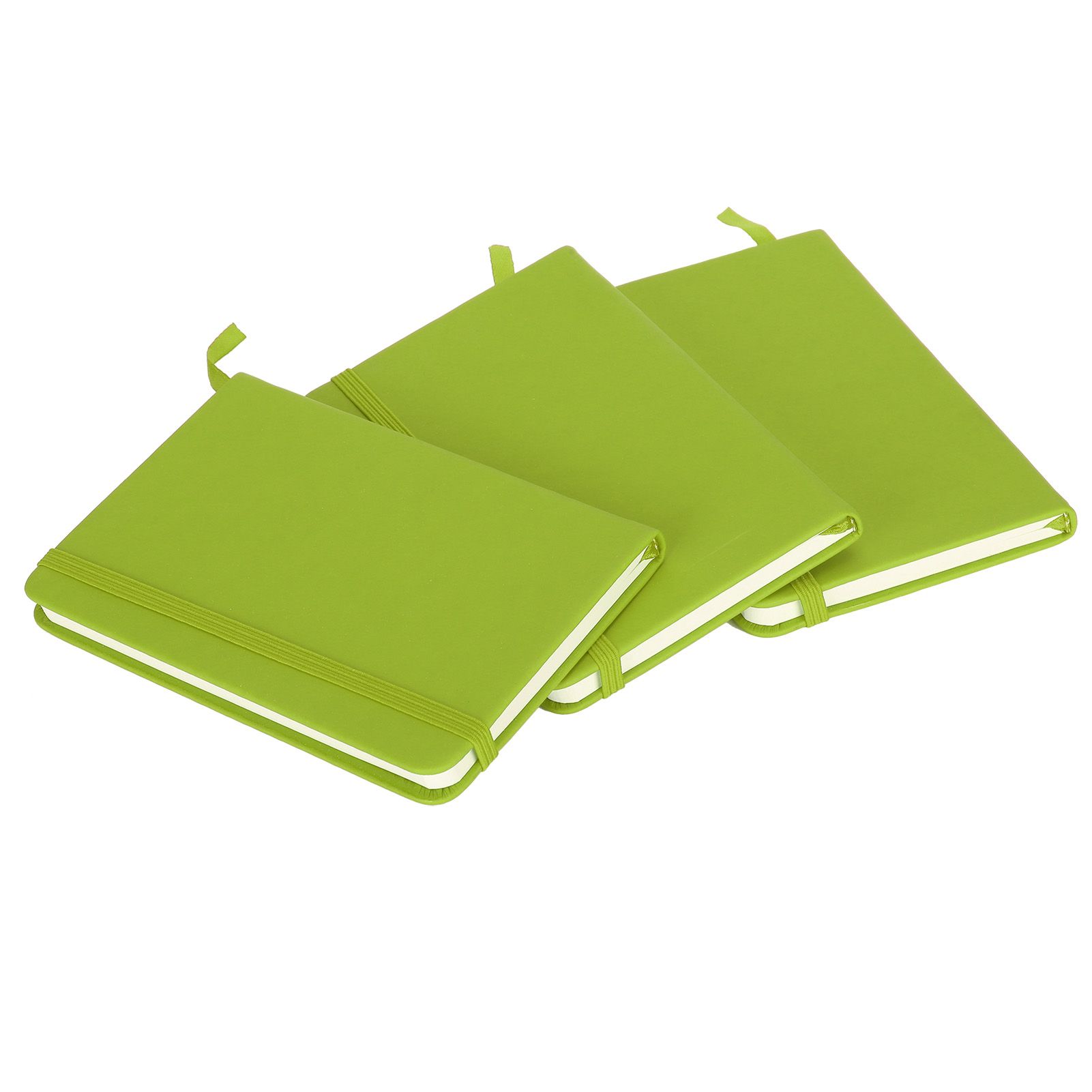 3Pcs PU A6 Business Notepad Hardcover Strap Notebook Diary Stationery Office view 7