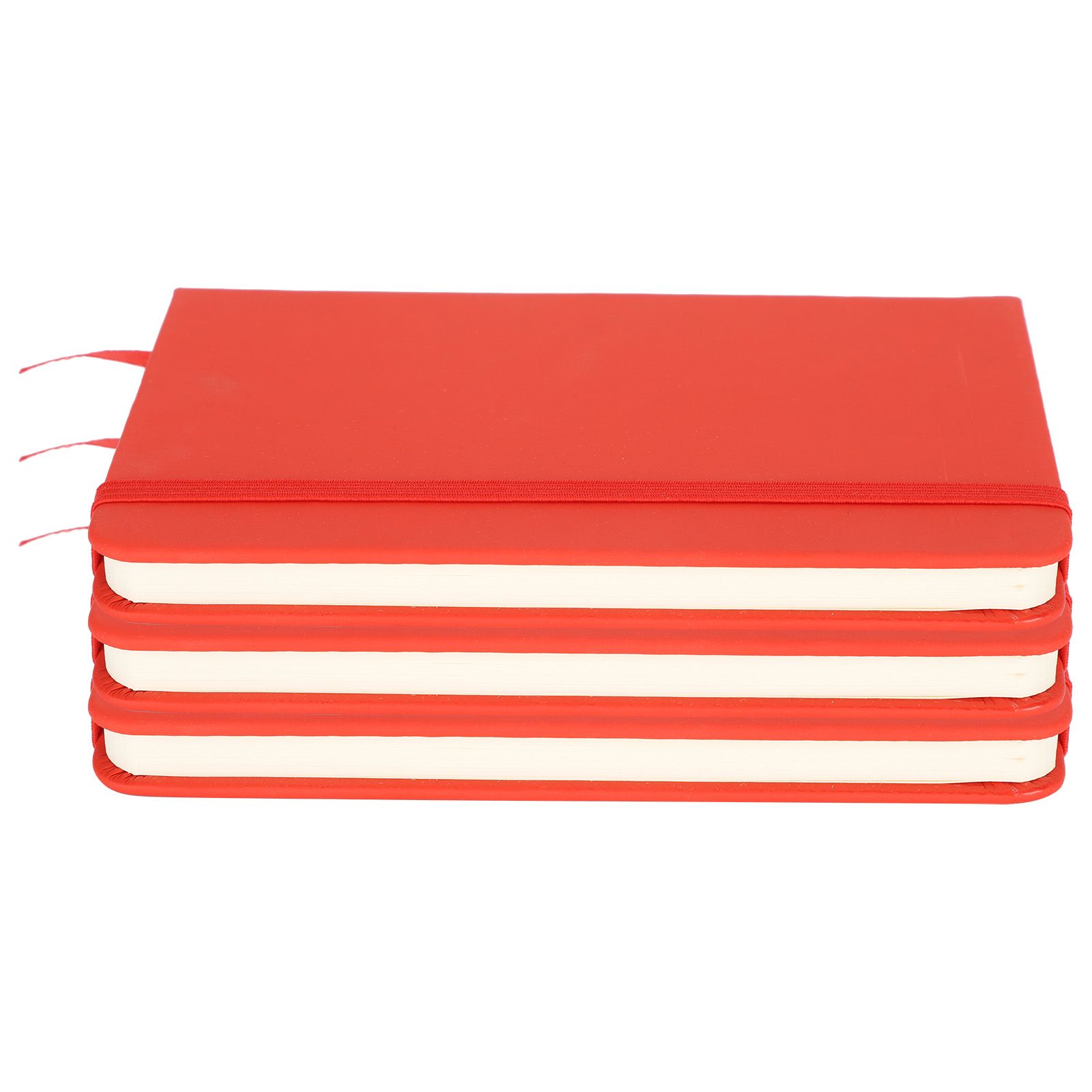 3Pcs PU A6 Business Notepad Hardcover Strap Notebook Diary Stationery Office view 3