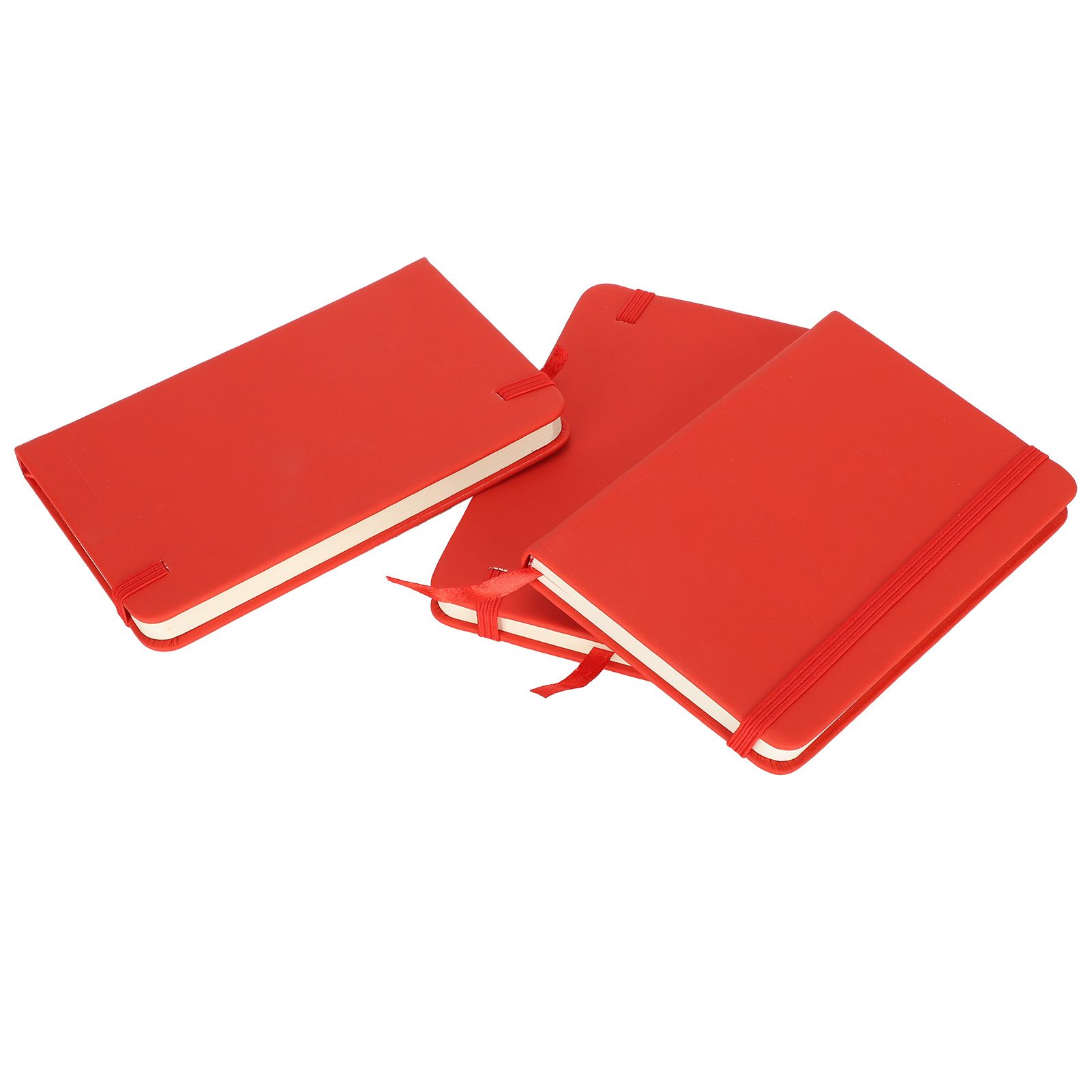 3Pcs PU A6 Business Notepad Hardcover Strap Notebook Diary Stationery Office view 8