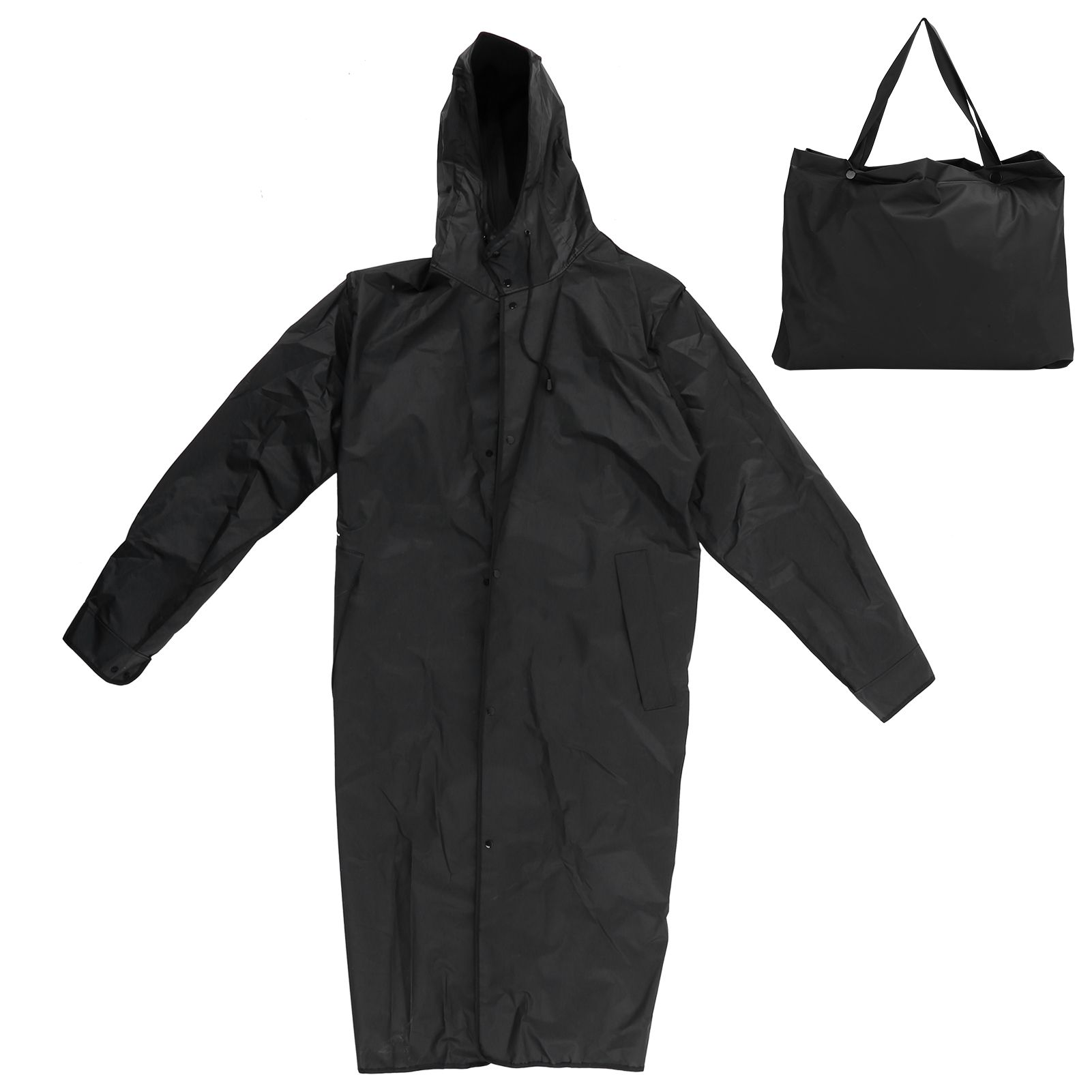 Hooded Raincoat Portable EVA Waterproof Outdoor Rainwear for Camping Hiking