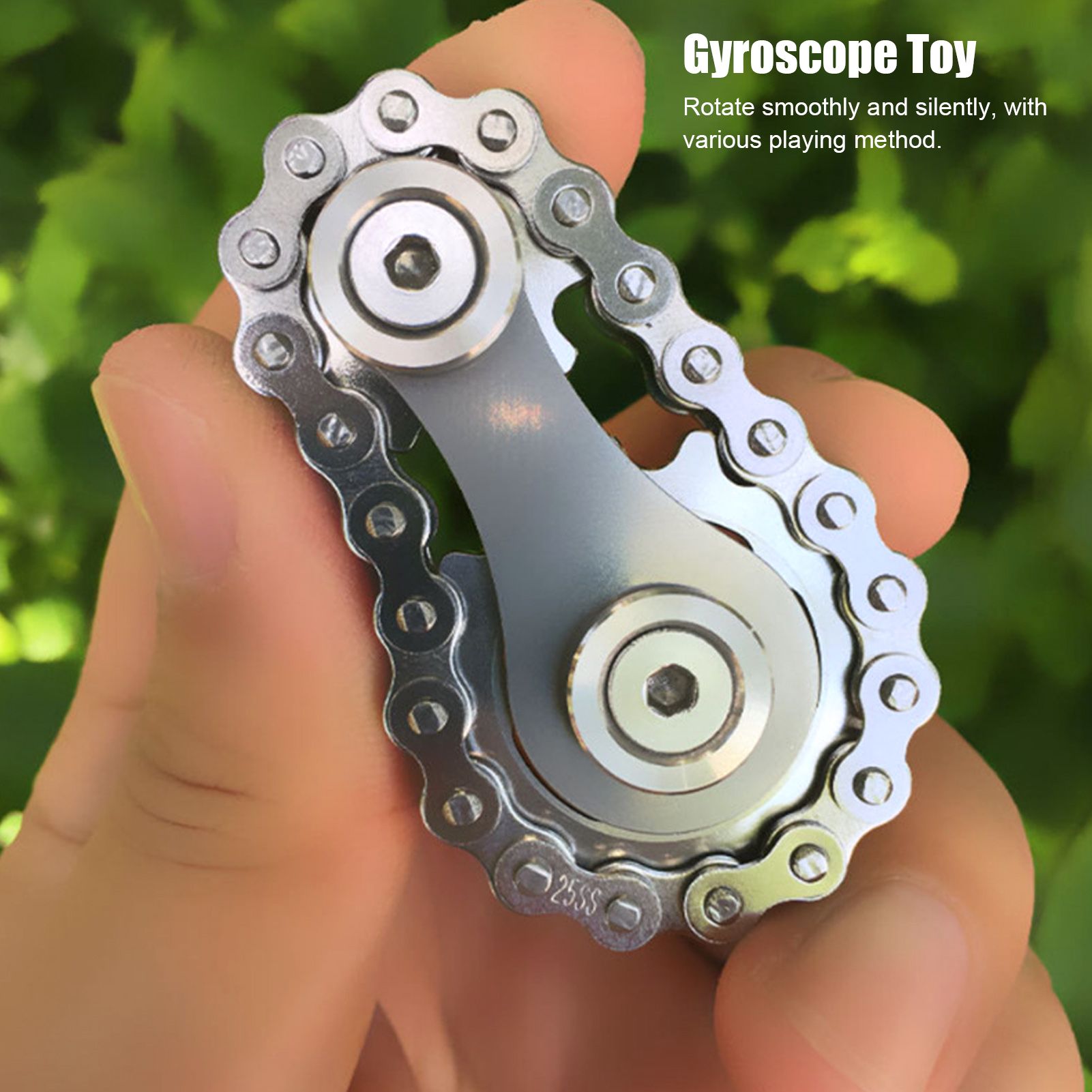 Gyroscope Sprockets Chains Flywheel Stress Relief Decompression Toys for Kids view 15